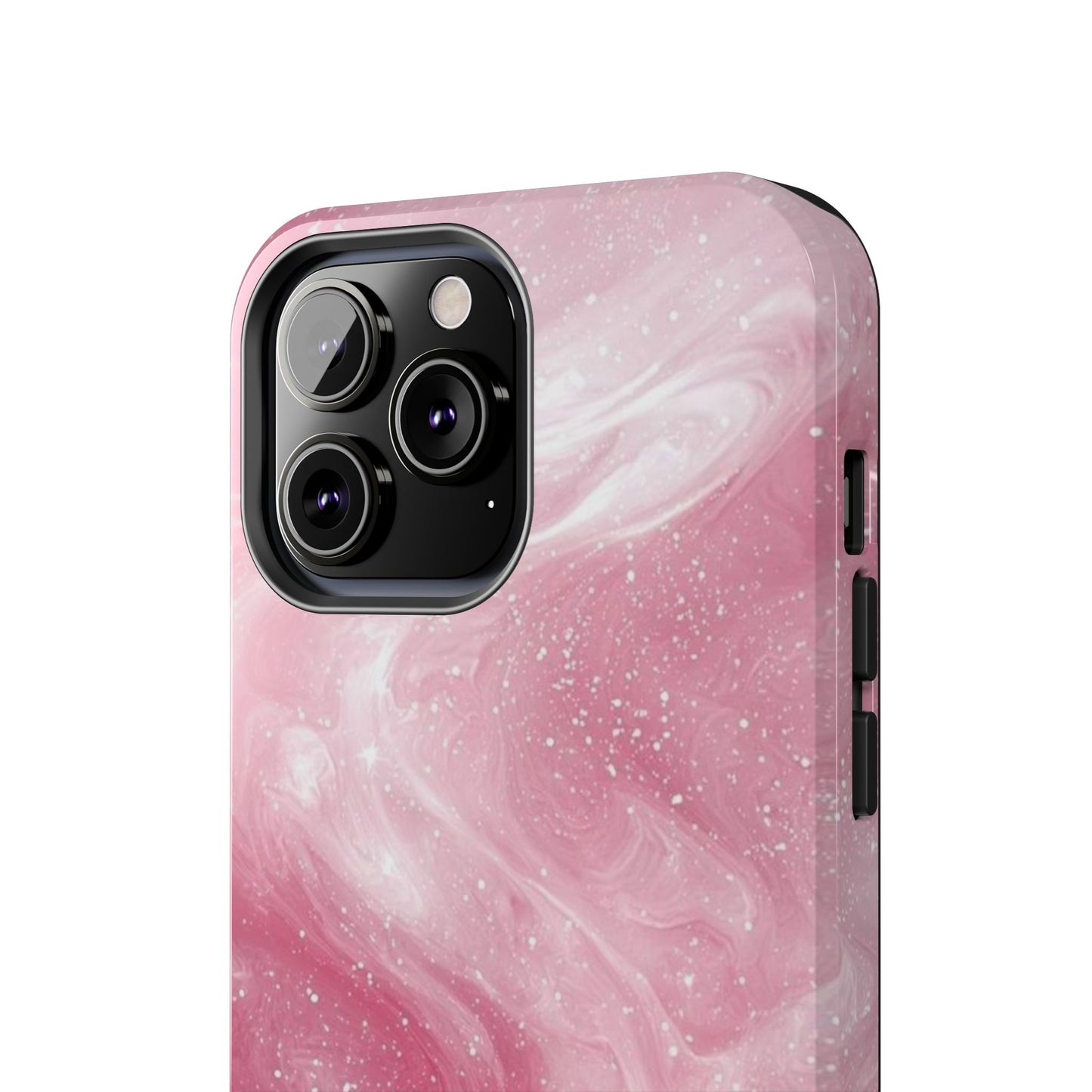 Stylish Tough Phone Cases - Pink Marble Design, Phone Cover for Women, Durable Protection, Trendy Gift, Birthday Present, Everyday Use