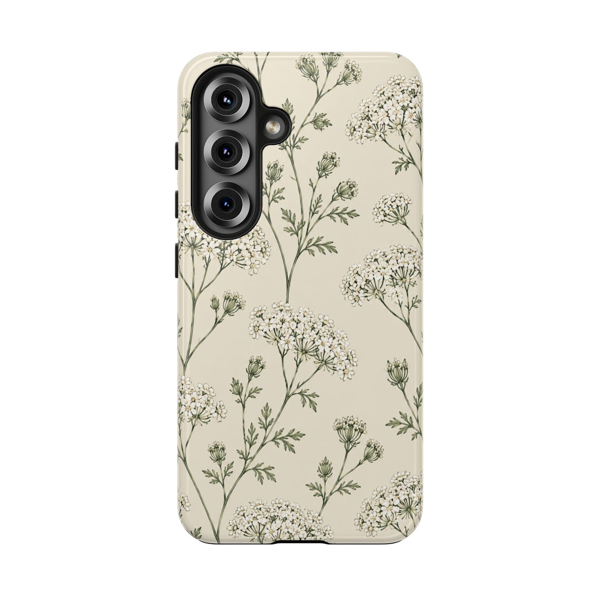 Floral Queen Anne's Lace Tough Phone Case – Protective Botanical iPhone Cover