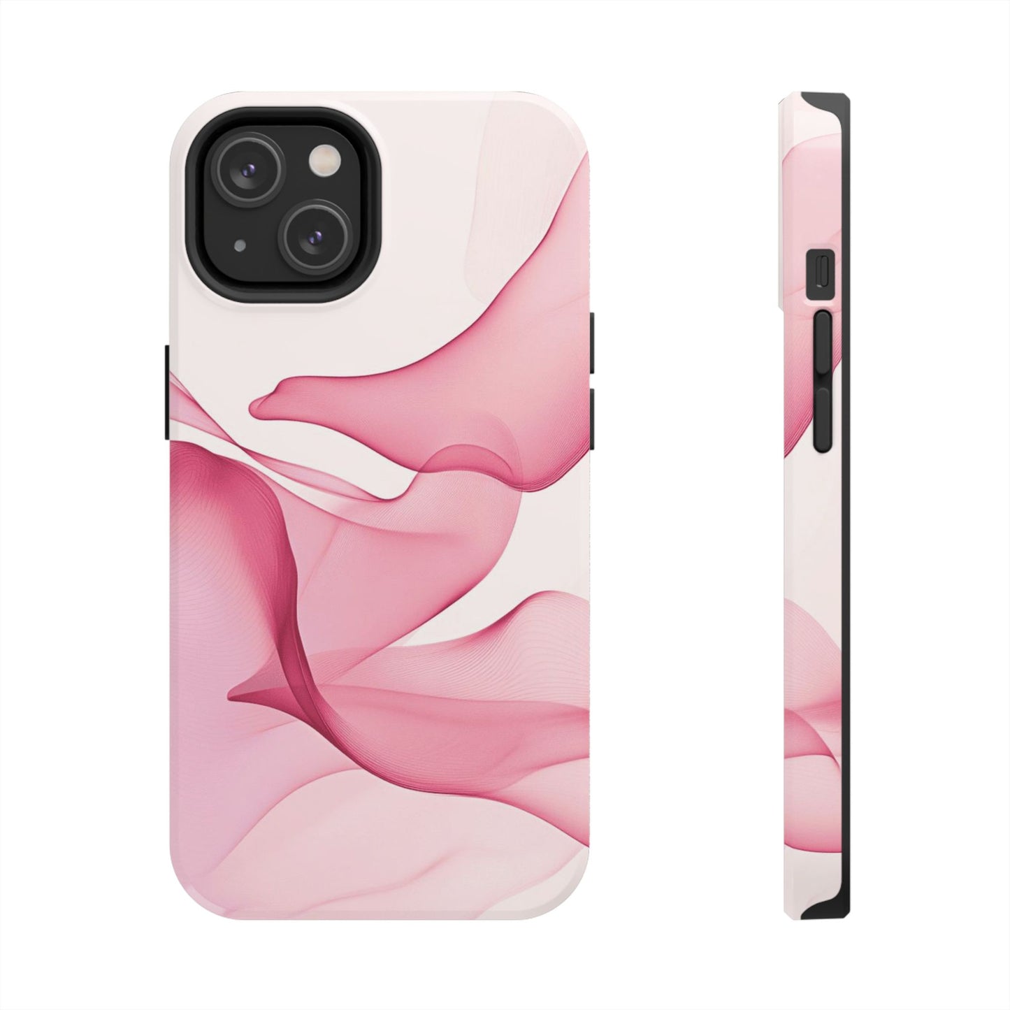 Stylish Tough Phone Cases with Abstract Pink Design, Protective Cases for Her, Gift for Birthdays, Trendy Phone Accessories, Floral [...]