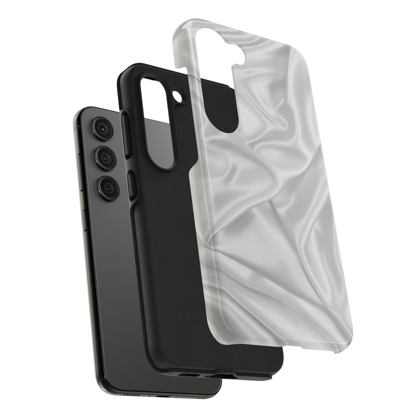 Stylish Tough Phone Cases | Elegant Silk Design | Durable Protection, Gift for Her, Minimalist Accessory, Luxury, Fashionable Cell [...]