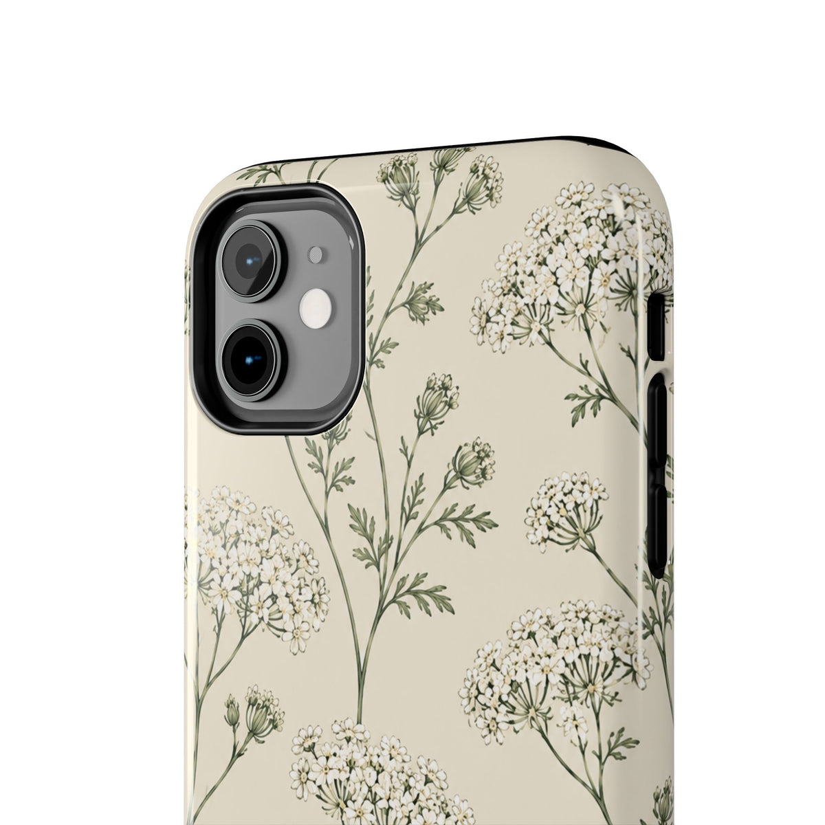 Floral Queen Anne's Lace Tough Phone Case – Protective Botanical iPhone Cover