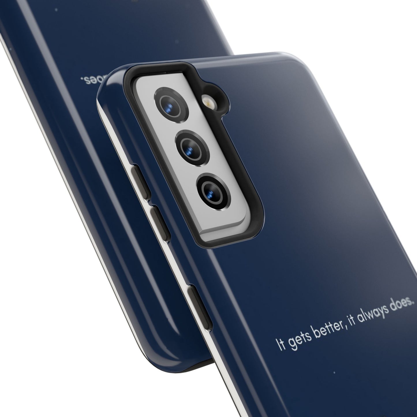 Motivational Tough Phone Cases, Anime-inspired Phone Case, Unique Gift for Friends, Phone Accessory, Encouraging Quote
