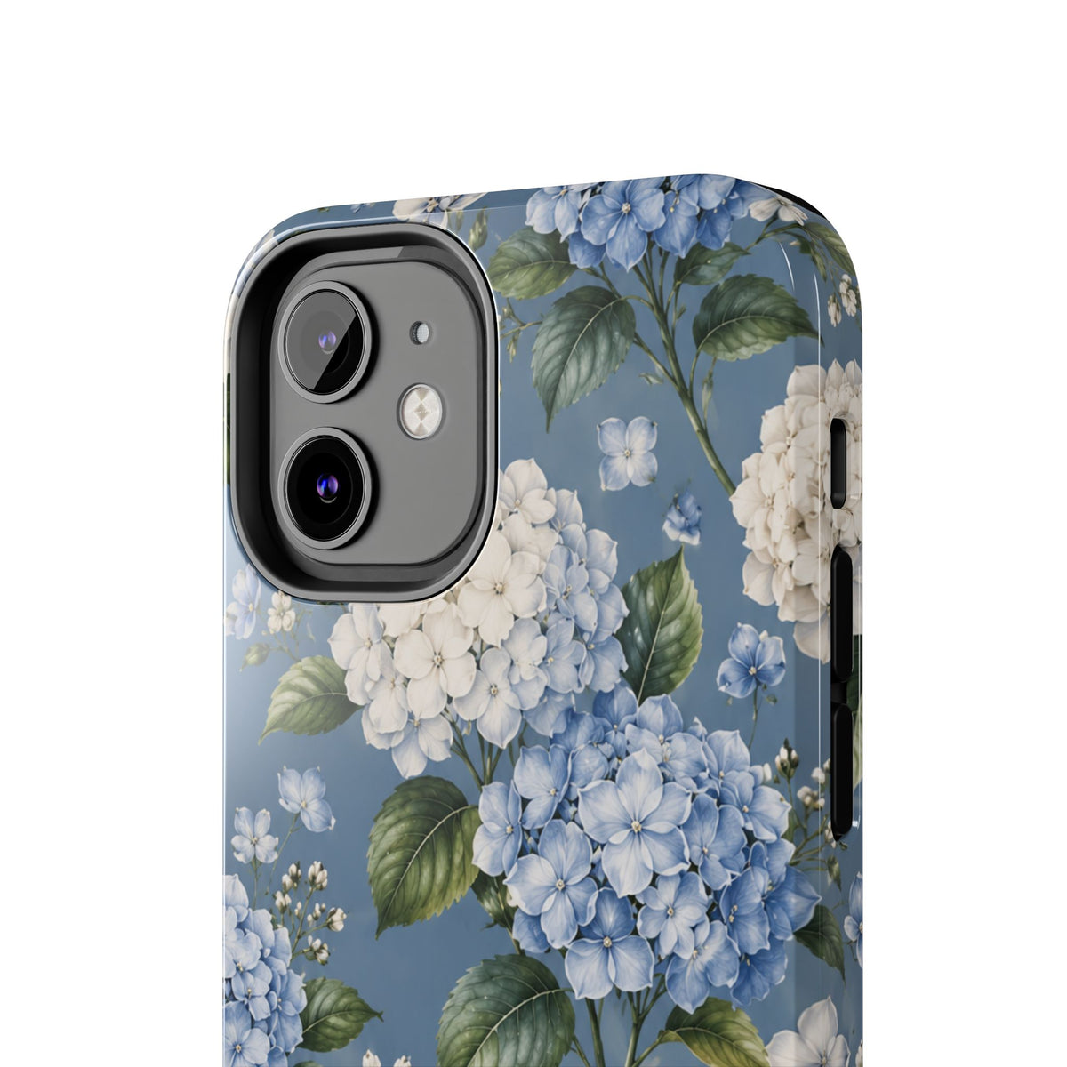 Hydrangea Blue Tough Phone Case — Floral Protective Phone Cover
