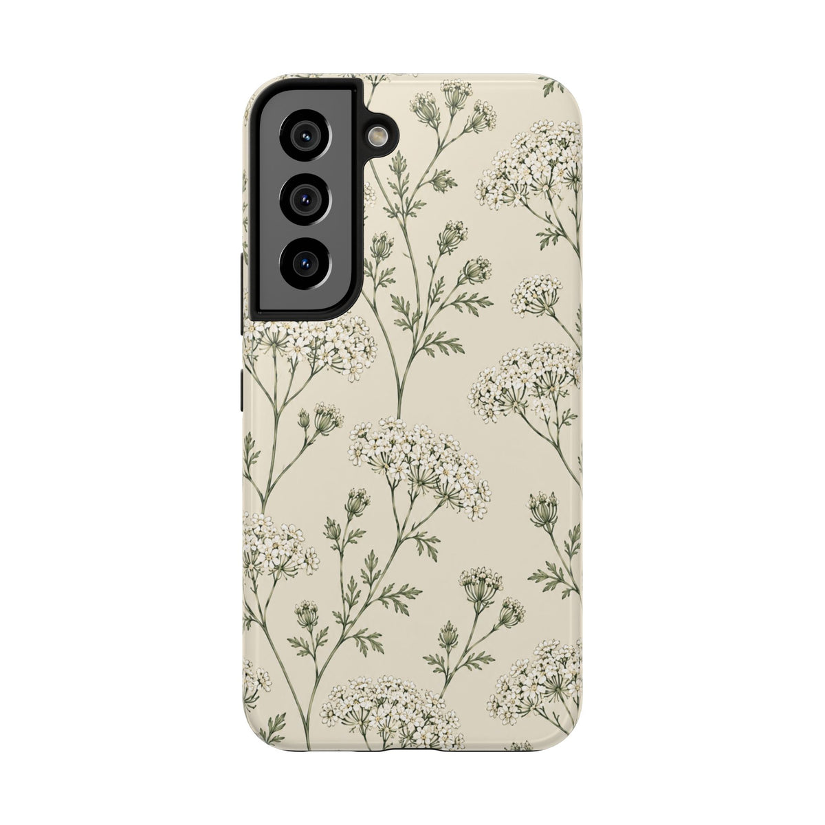 Floral Queen Anne's Lace Tough Phone Case – Protective Botanical iPhone Cover