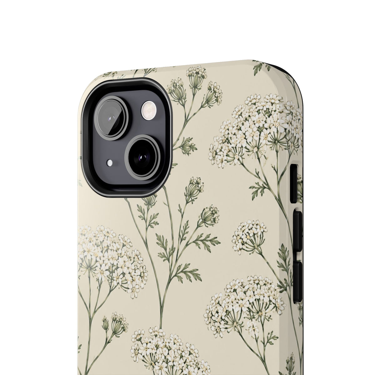 Floral Queen Anne's Lace Tough Phone Case – Protective Botanical iPhone Cover