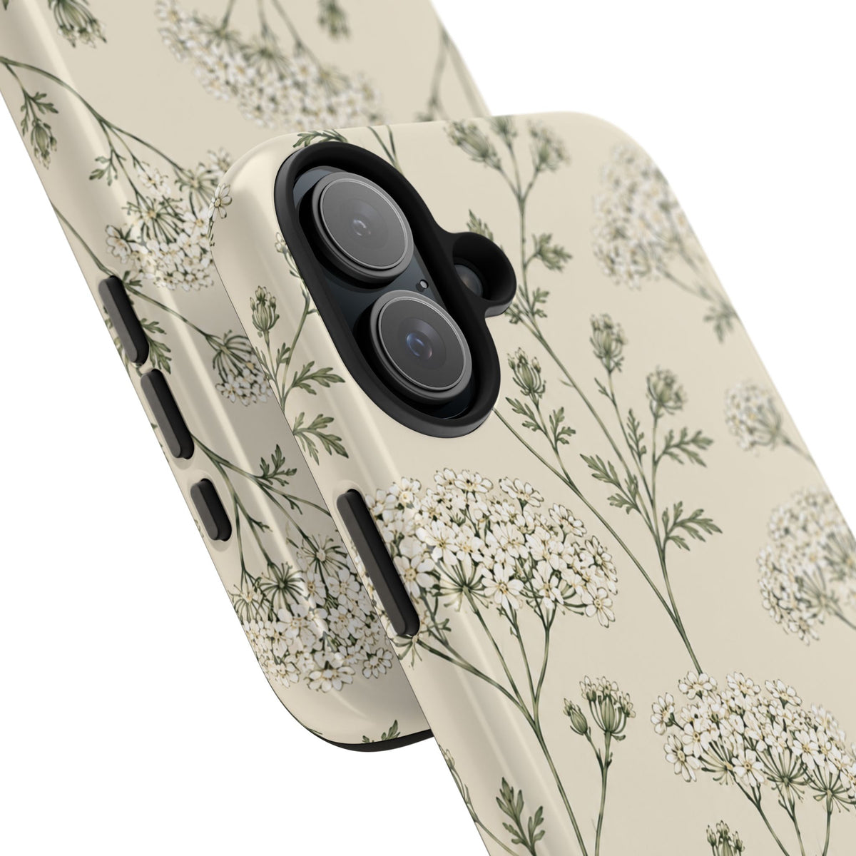 Floral Queen Anne's Lace Tough Phone Case – Protective Botanical iPhone Cover