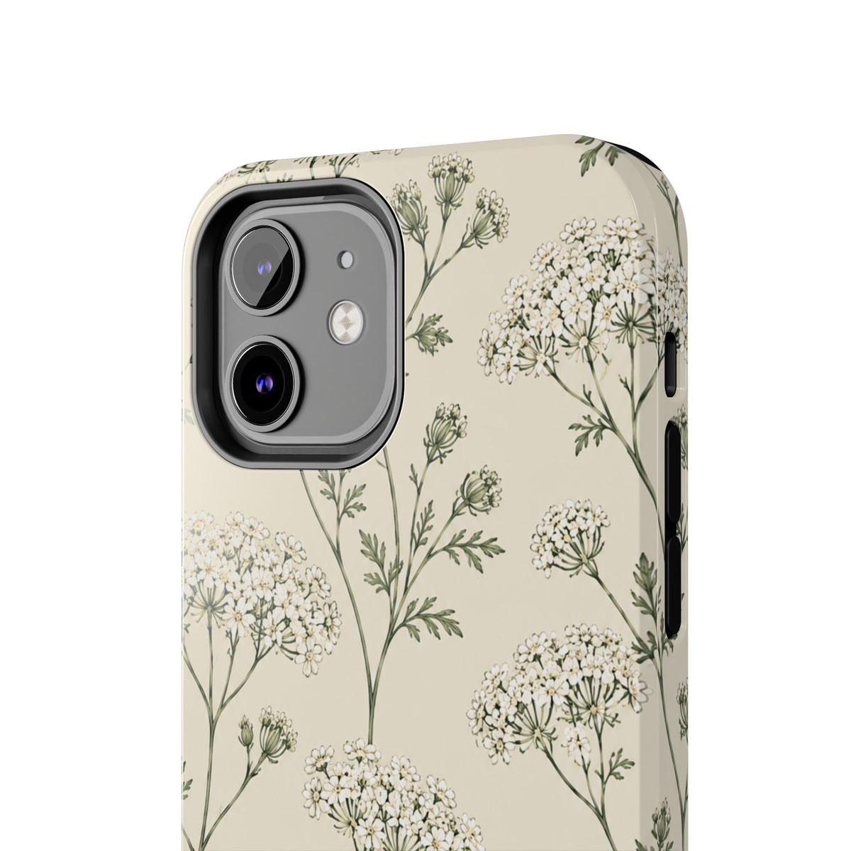 Floral Queen Anne's Lace Tough Phone Case – Protective Botanical iPhone Cover