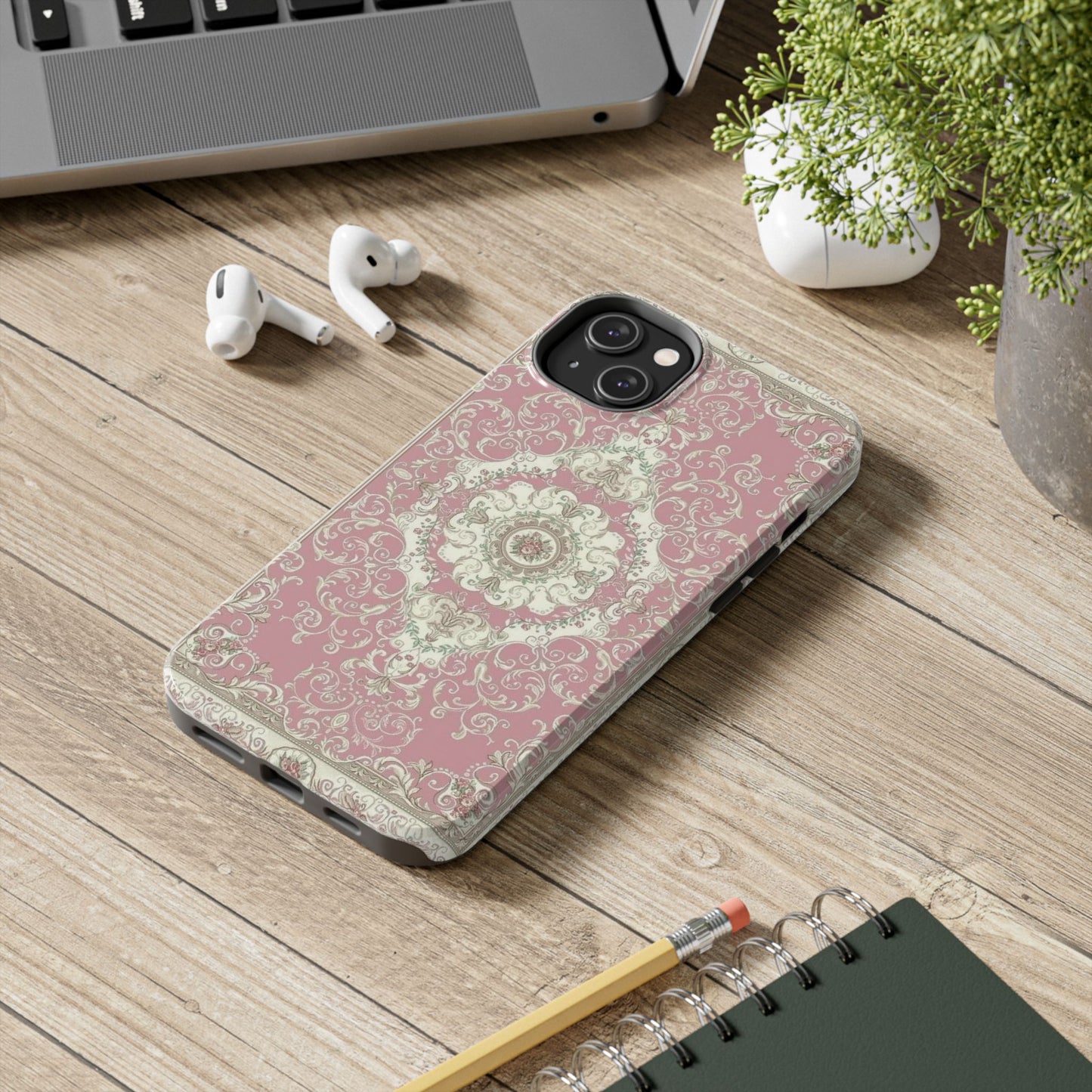 Elegant Floral Tough Phone Cases, Stylish Phone Covers, Durable Tech Accessories, Decorative Phone Protection, Trendy Gift for Her