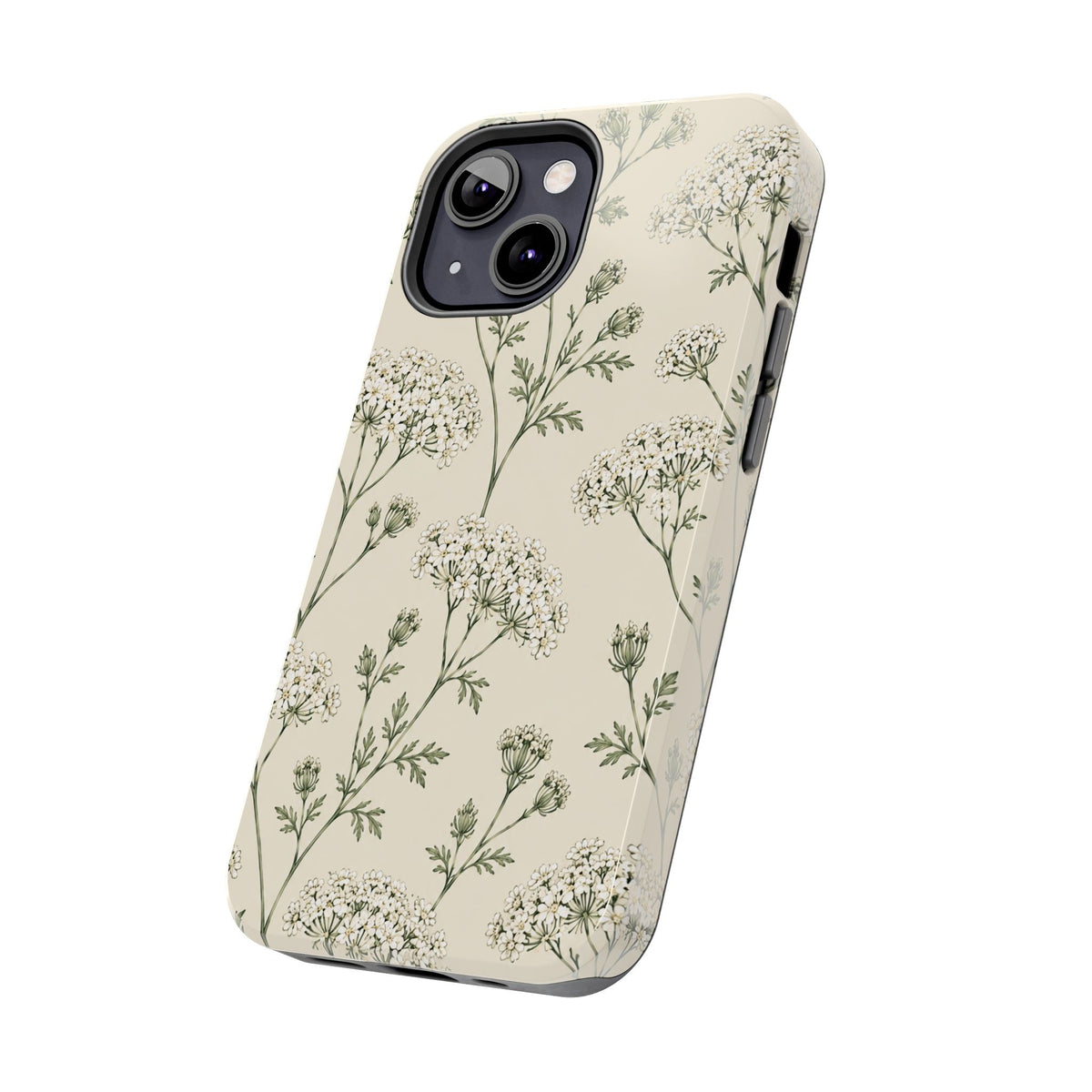 Floral Queen Anne's Lace Tough Phone Case – Protective Botanical iPhone Cover