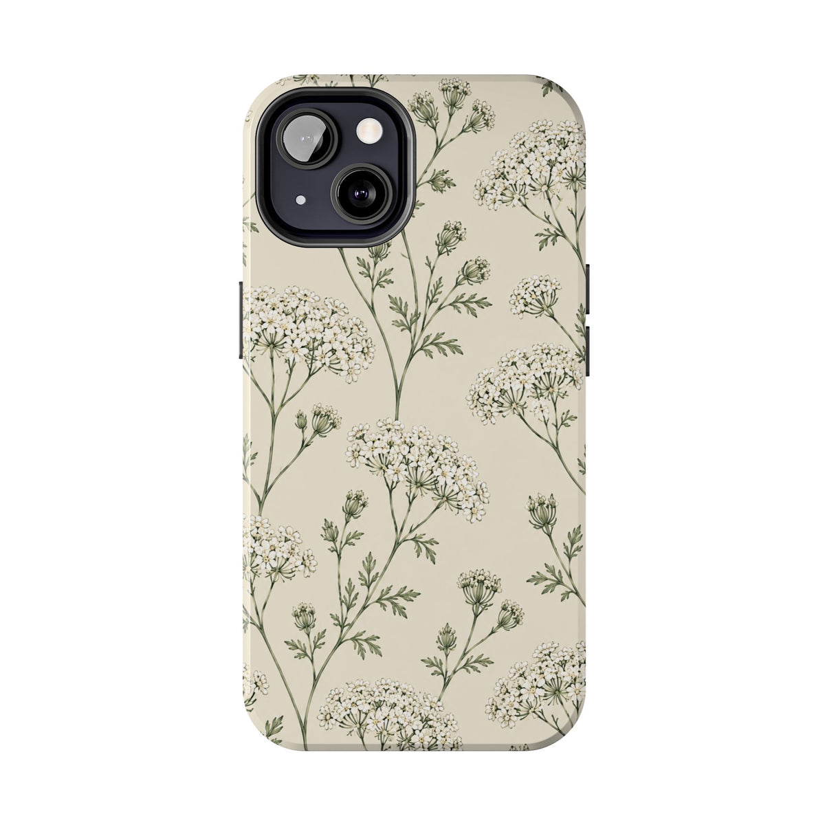 Floral Queen Anne's Lace Tough Phone Case – Protective Botanical iPhone Cover