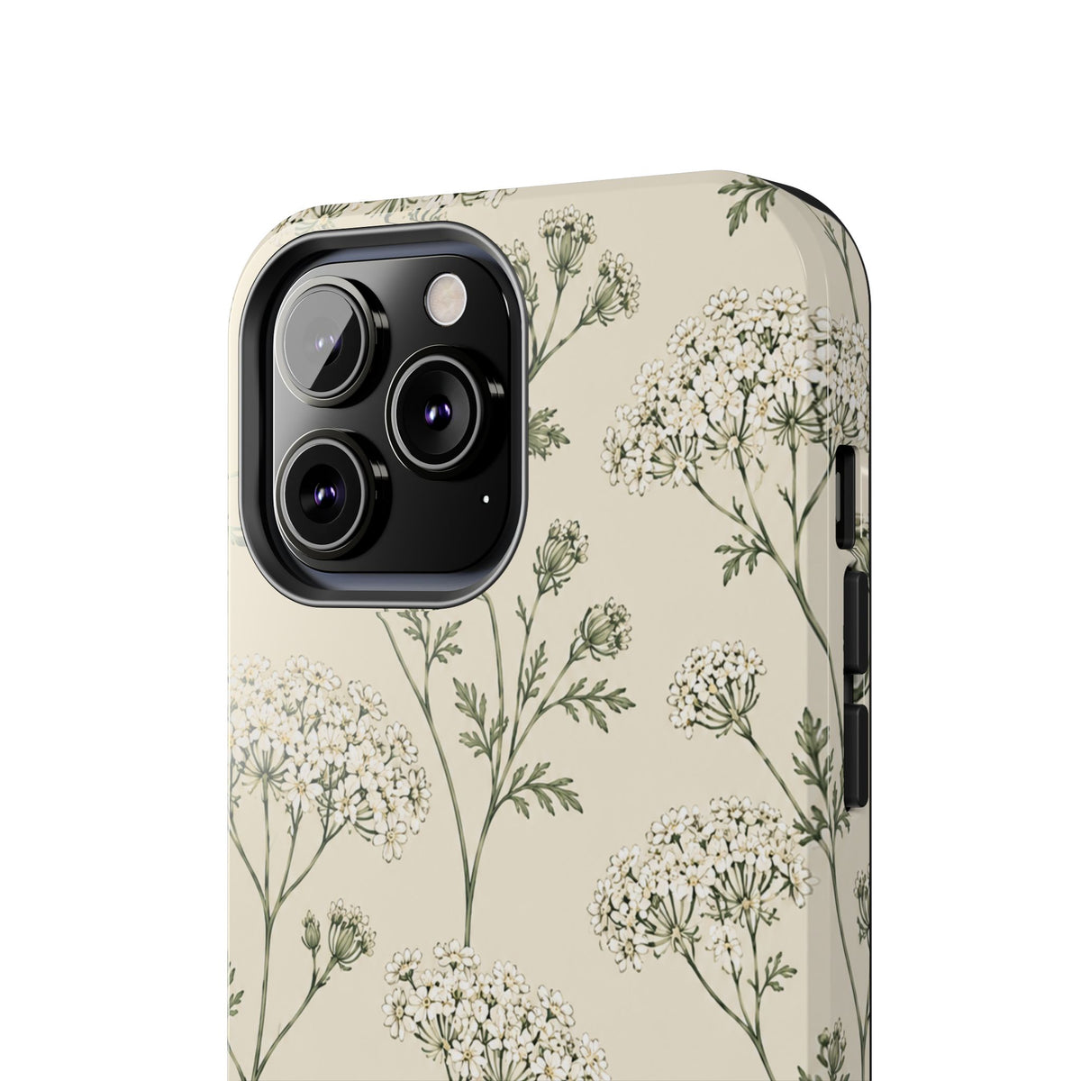 Floral Queen Anne's Lace Tough Phone Case – Protective Botanical iPhone Cover