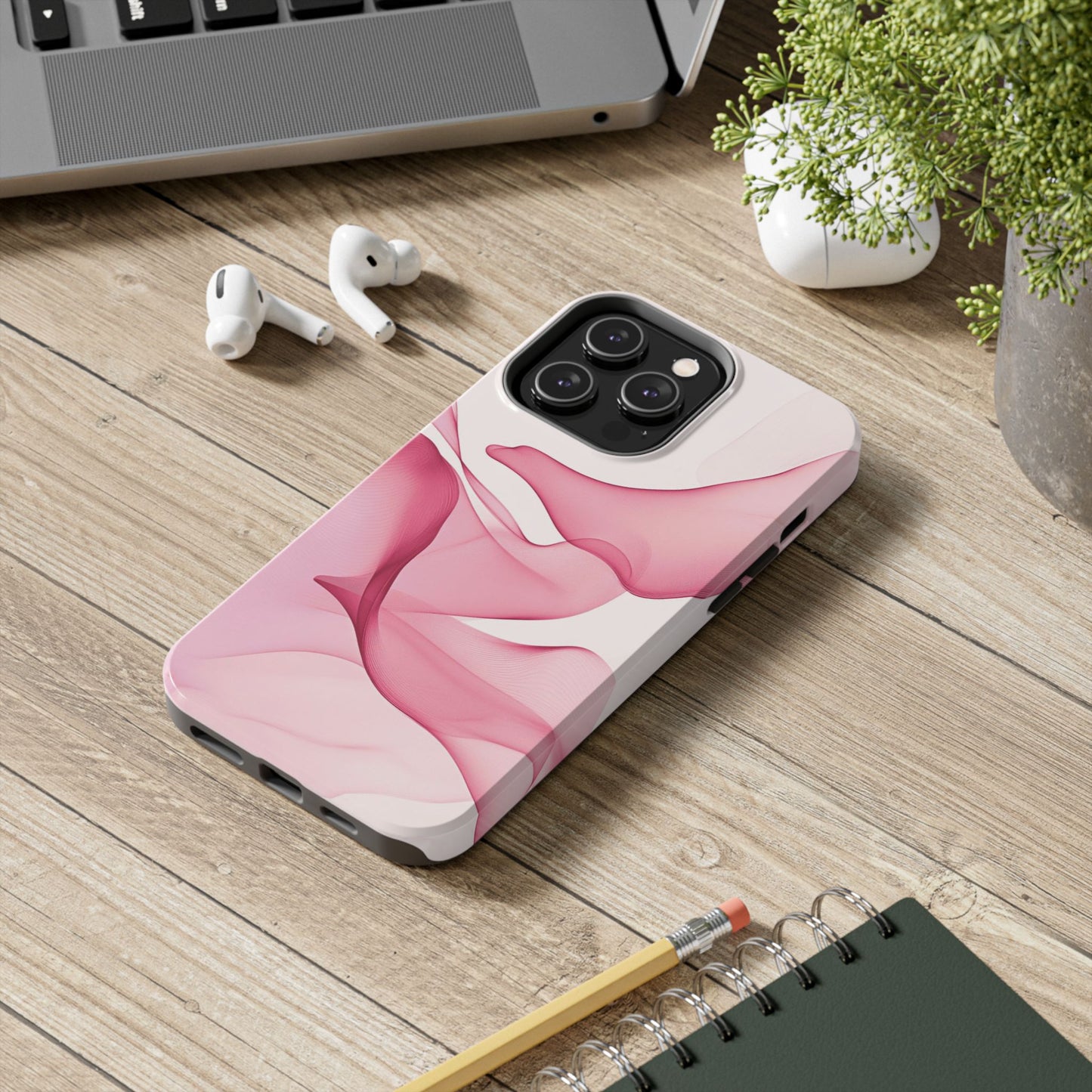 Stylish Tough Phone Cases with Abstract Pink Design, Protective Cases for Her, Gift for Birthdays, Trendy Phone Accessories, Floral [...]