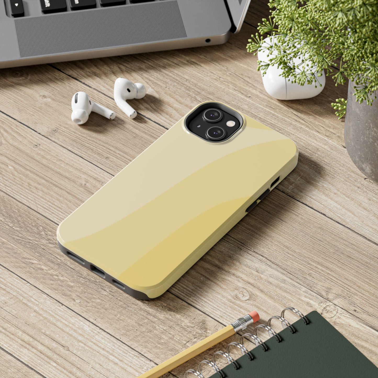 Yellow Wave Tough Phone Cases - Durable, Stylish Protection for Everyone, Ideal Gift for Birthdays, Self-Care, Everyday Reliability, [...]