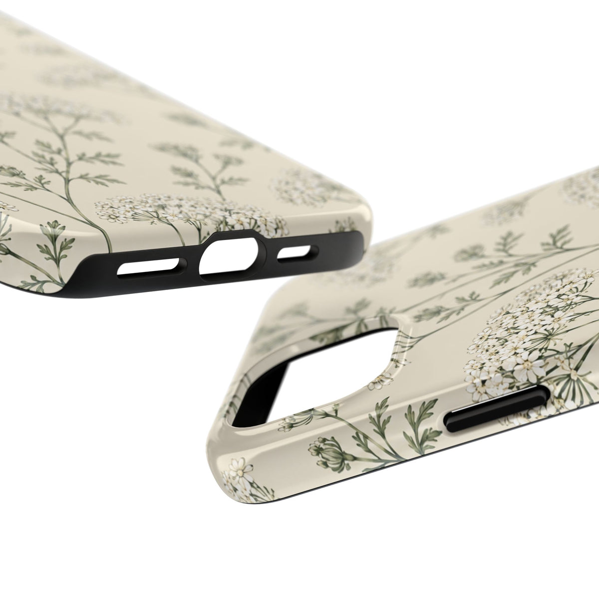 Floral Queen Anne's Lace Tough Phone Case – Protective Botanical iPhone Cover