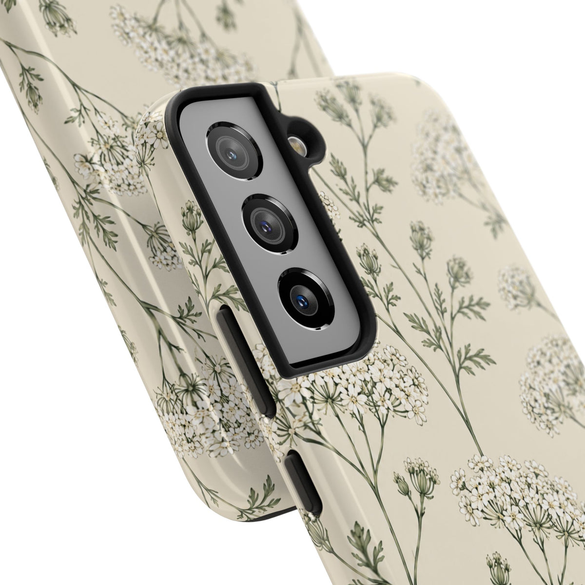 Floral Queen Anne's Lace Tough Phone Case – Protective Botanical iPhone Cover