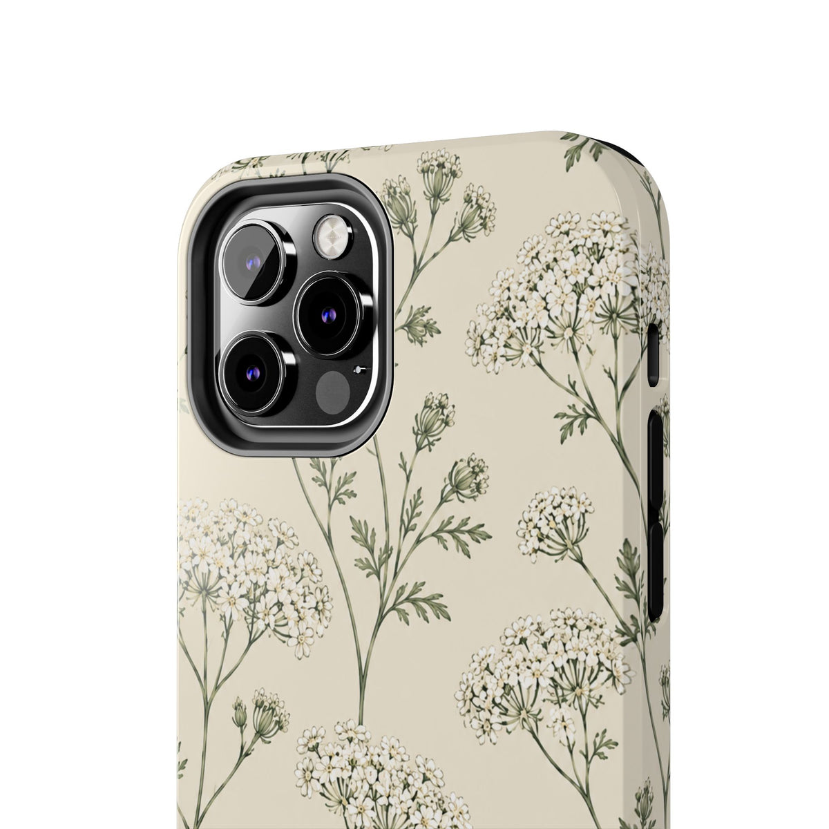 Floral Queen Anne's Lace Tough Phone Case – Protective Botanical iPhone Cover