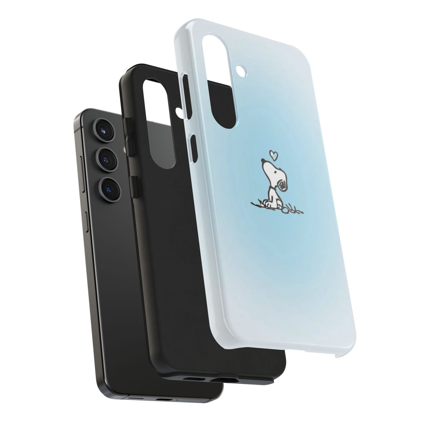 Snoopy Love Tough Phone Cases, Durable Phone Covers for Dog Lovers, Cute Gift for Birthdays, Valentine's Day, Pet Enthusiasts