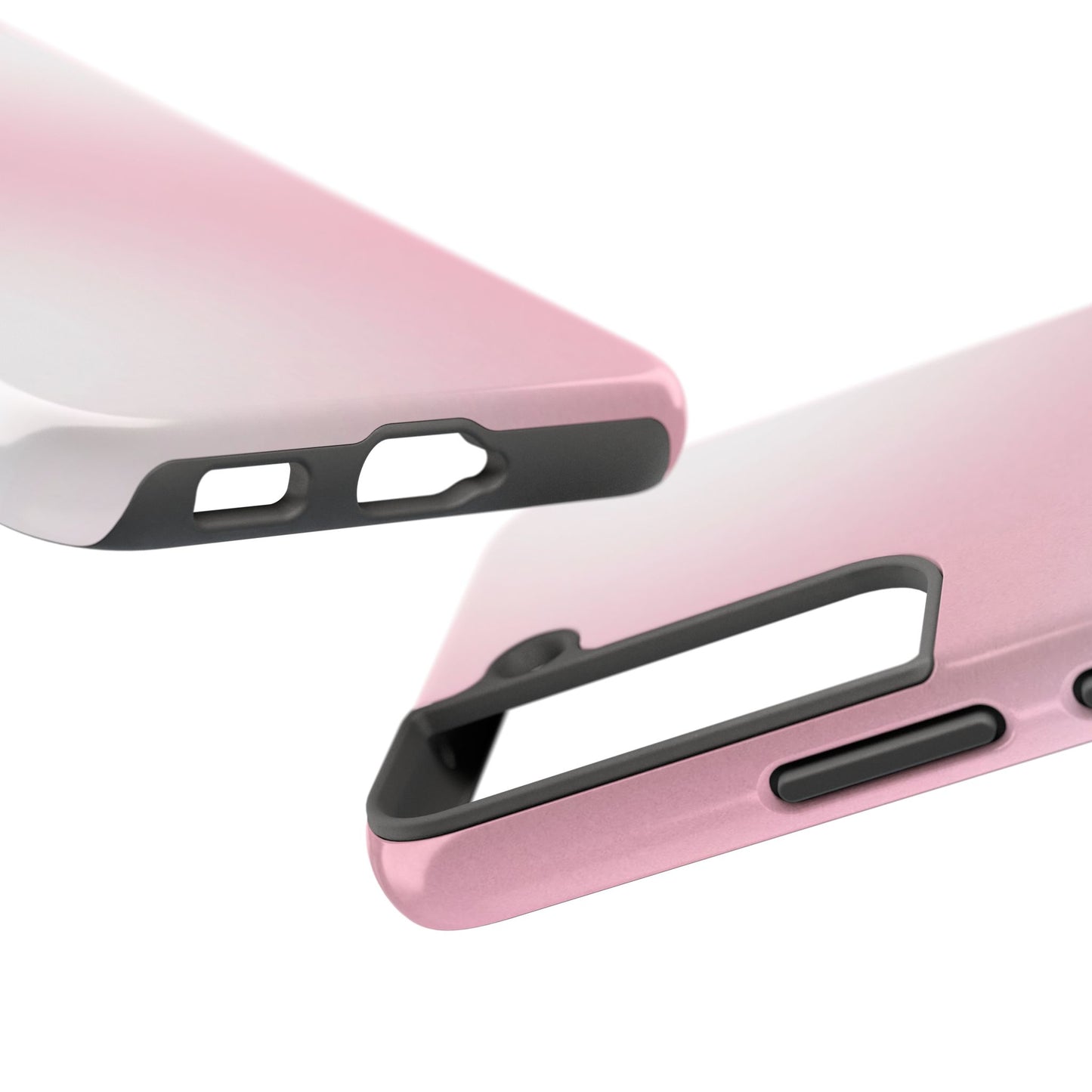Stylish Tough Phone Cases, Durable Phone Covers, Pink Gradient Phone Case, Gift for Her, Trendy Phone Accessories