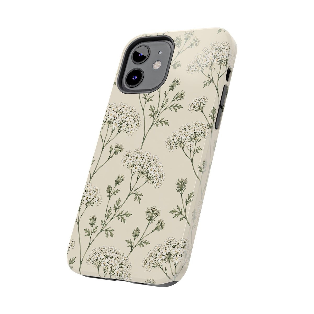 Floral Queen Anne's Lace Tough Phone Case – Protective Botanical iPhone Cover