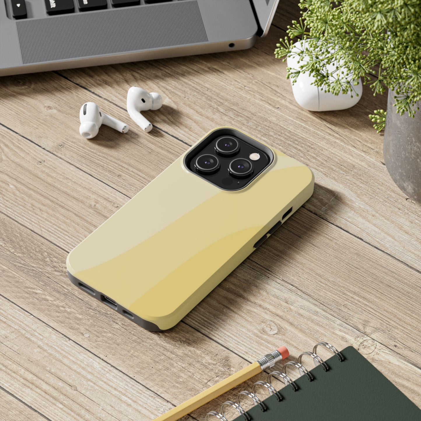 Yellow Wave Tough Phone Cases - Durable, Stylish Protection for Everyone, Ideal Gift for Birthdays, Self-Care, Everyday Reliability, [...]