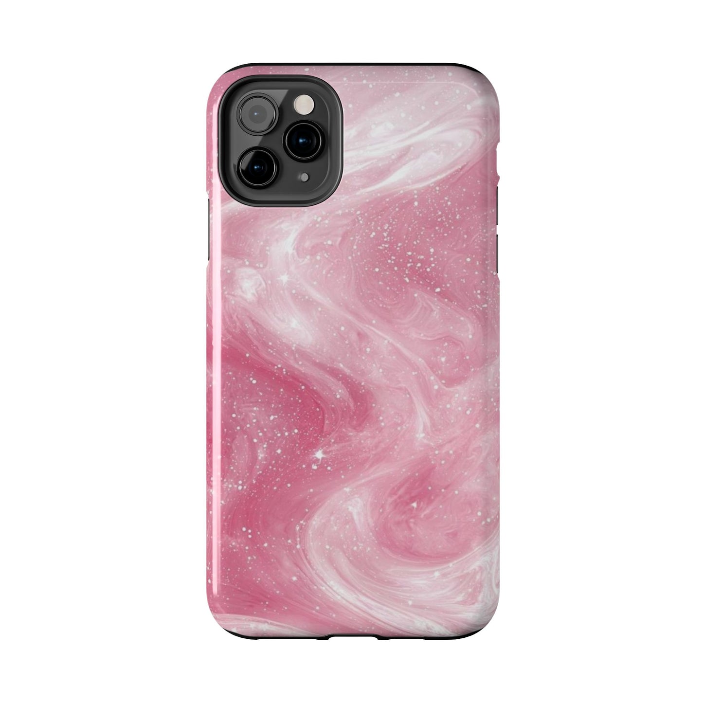 Stylish Tough Phone Cases - Pink Marble Design, Phone Cover for Women, Durable Protection, Trendy Gift, Birthday Present, Everyday Use