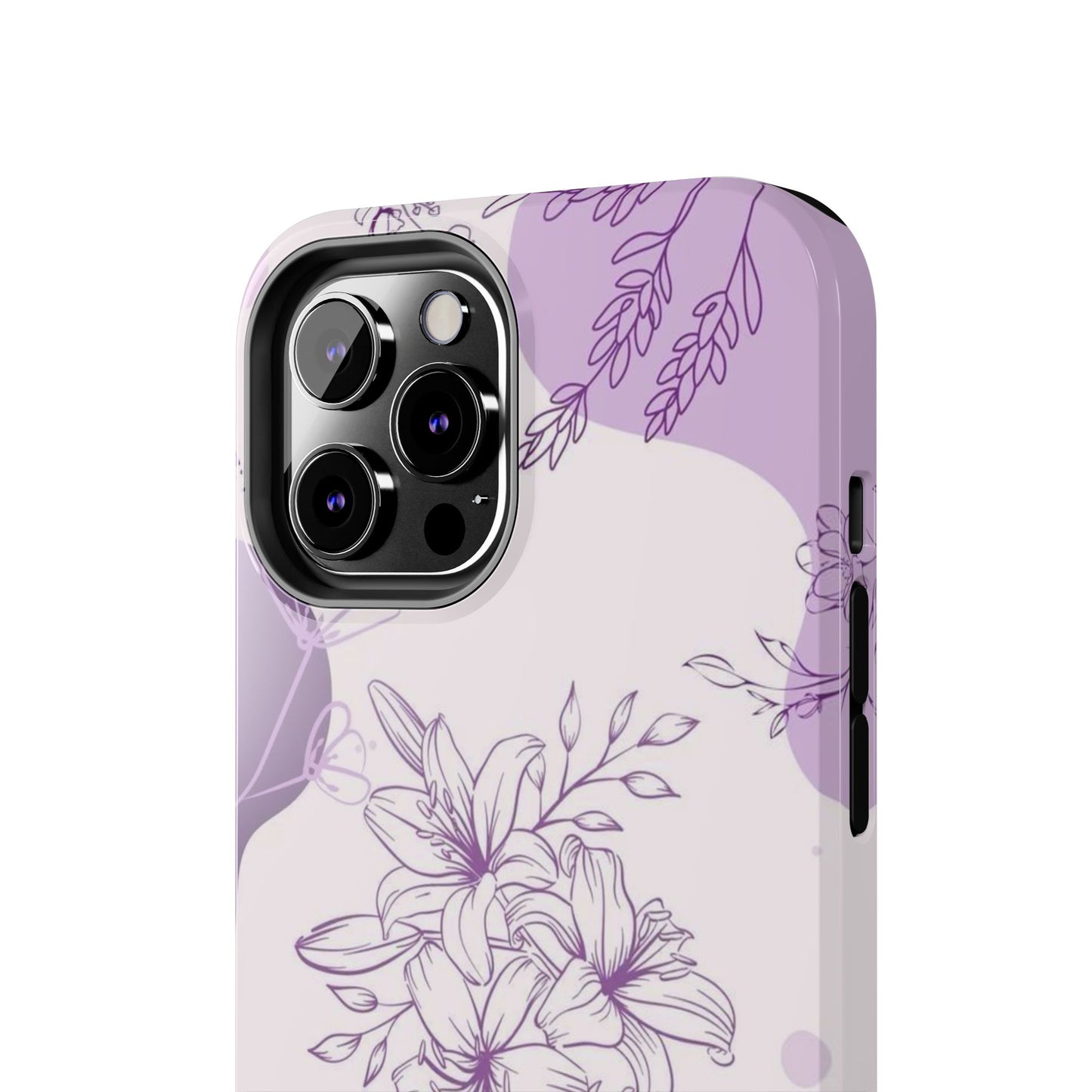 Stylish Floral Tough Phone Cases - Durable Floral Design for Women, Gift for Her, Phone Protection, Nature-Inspired Tech Accessories