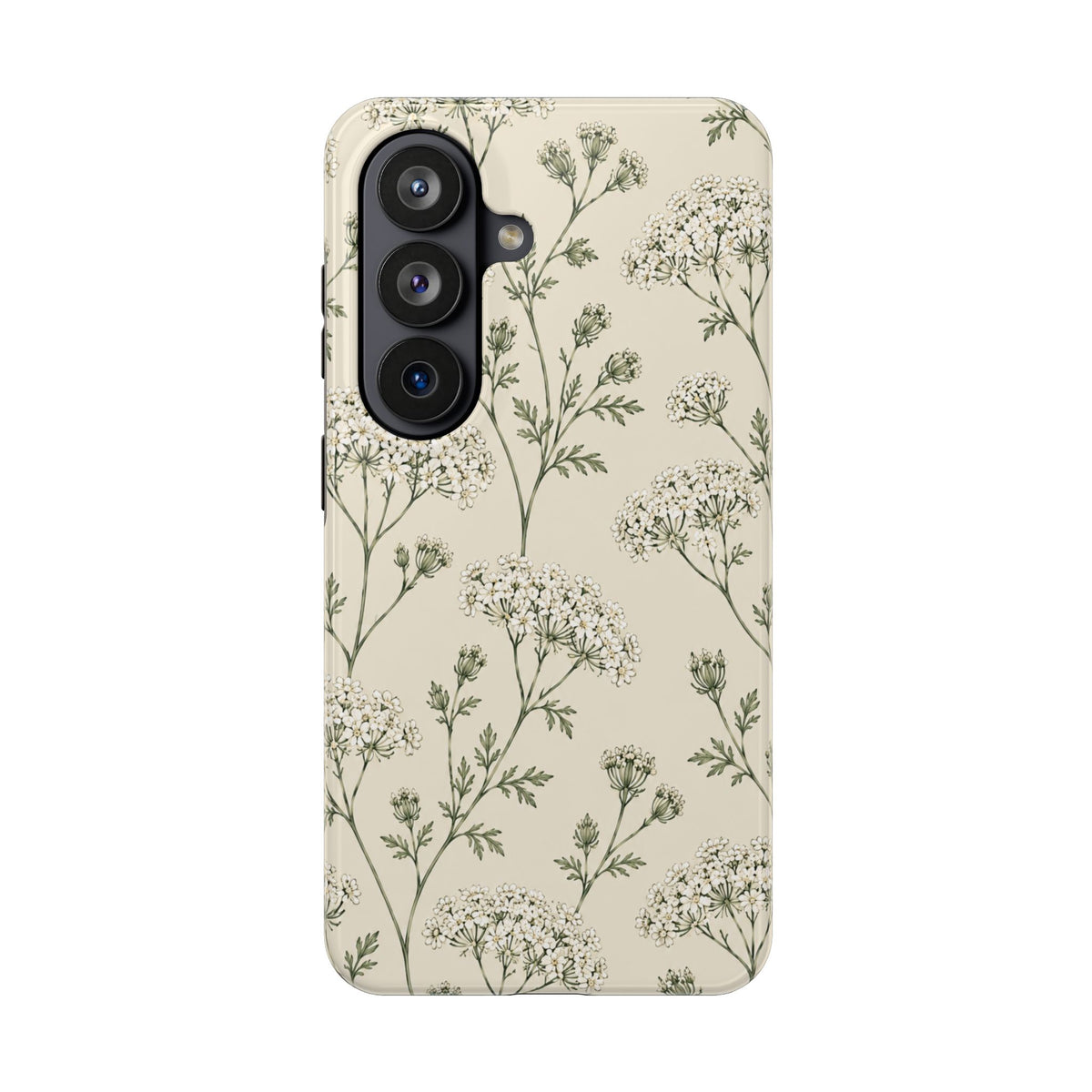 Floral Queen Anne's Lace Tough Phone Case – Protective Botanical iPhone Cover