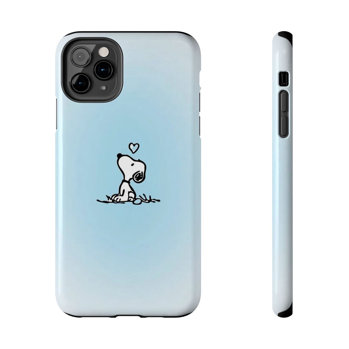 Snoopy Love Tough Phone Cases, Durable Phone Covers for Dog Lovers, Cute Gift for Birthdays, Valentine's Day, Pet Enthusiasts