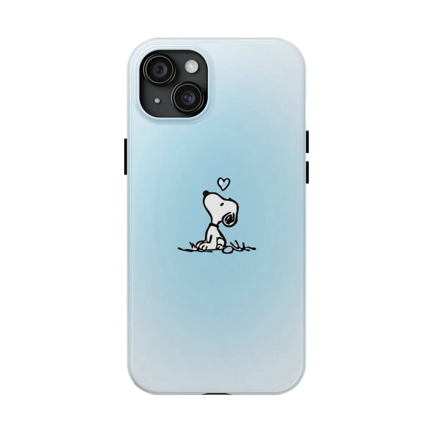 Snoopy Love Tough Phone Cases, Durable Phone Covers for Dog Lovers, Cute Gift for Birthdays, Valentine's Day, Pet Enthusiasts