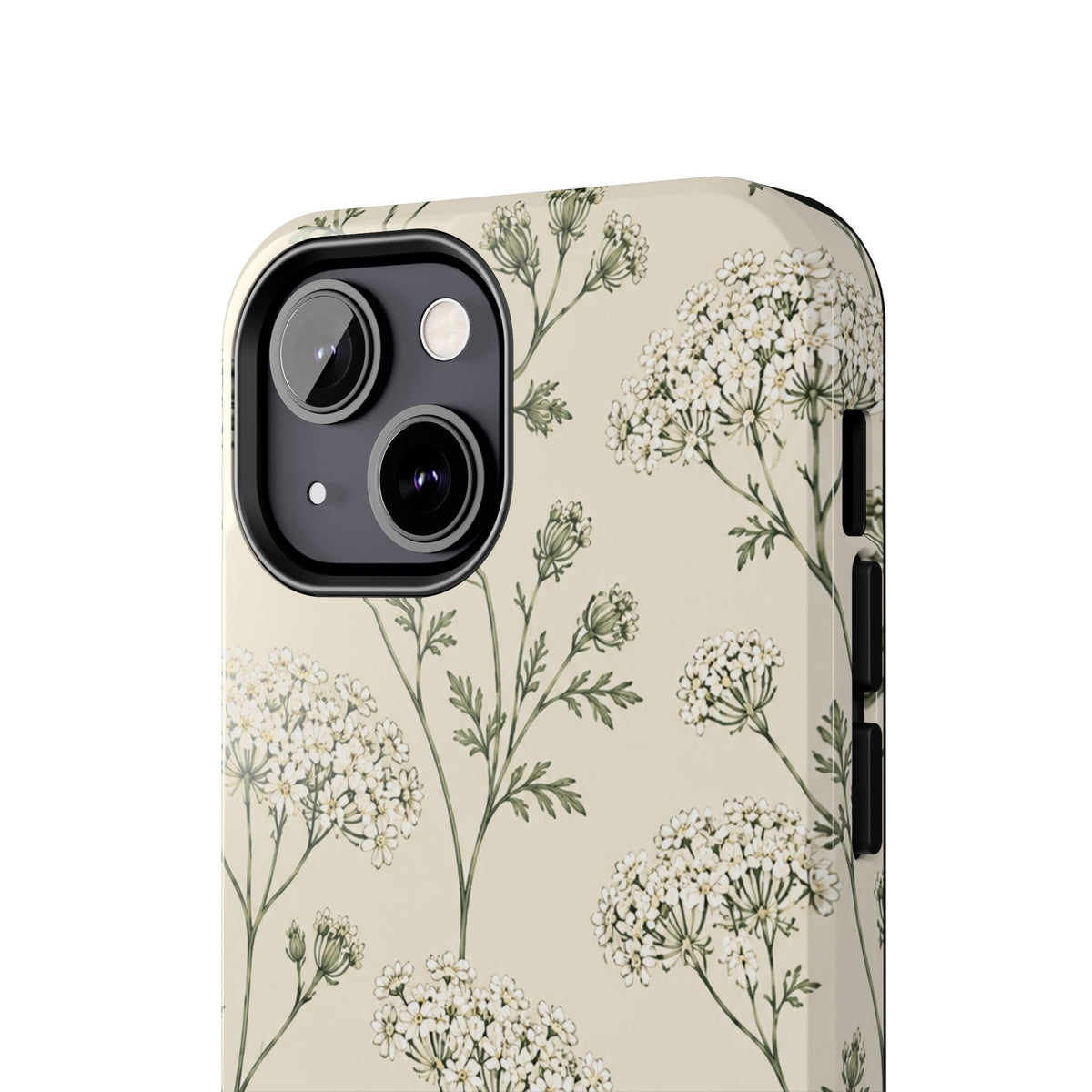 Floral Queen Anne's Lace Tough Phone Case – Protective Botanical iPhone Cover