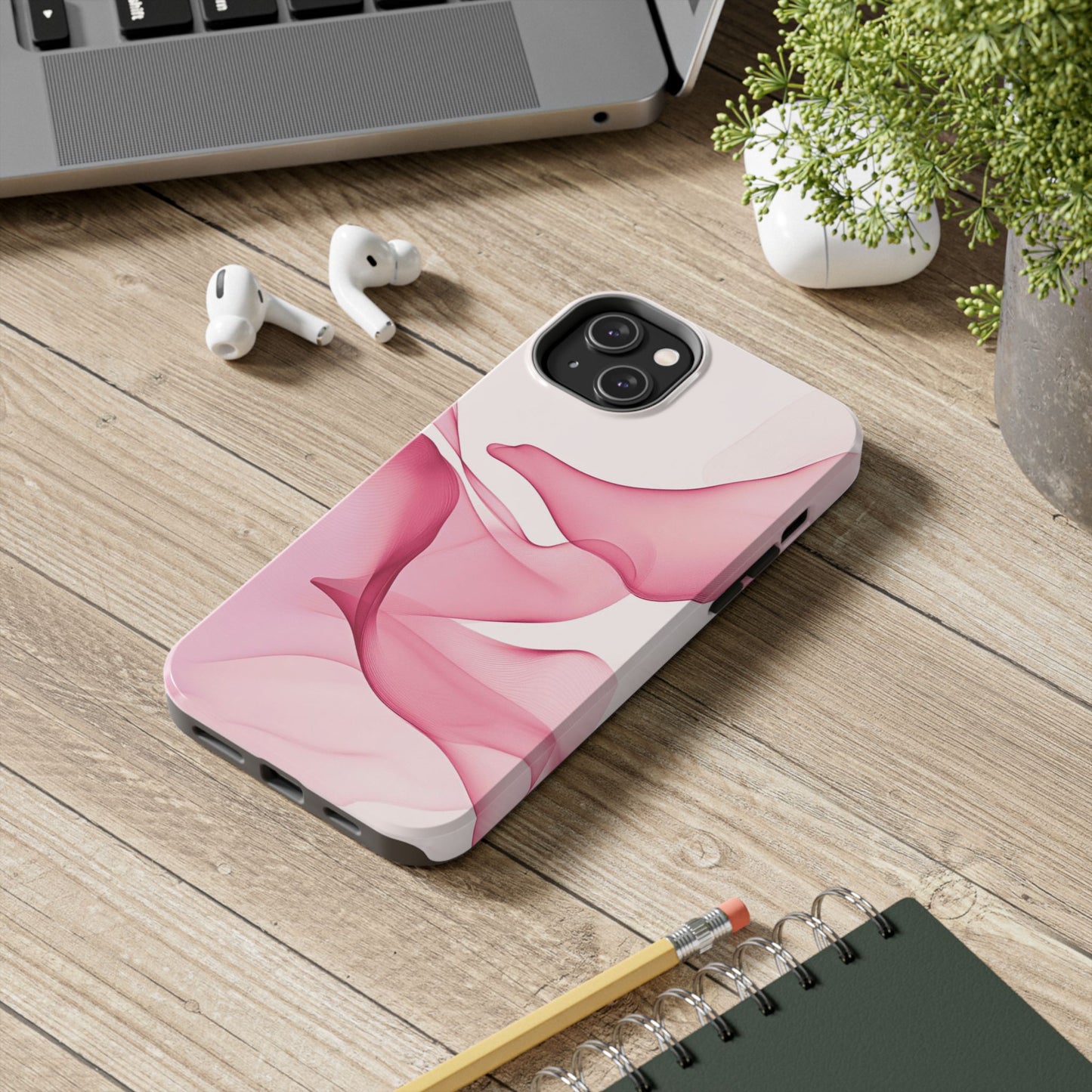 Stylish Tough Phone Cases with Abstract Pink Design, Protective Cases for Her, Gift for Birthdays, Trendy Phone Accessories, Floral [...]