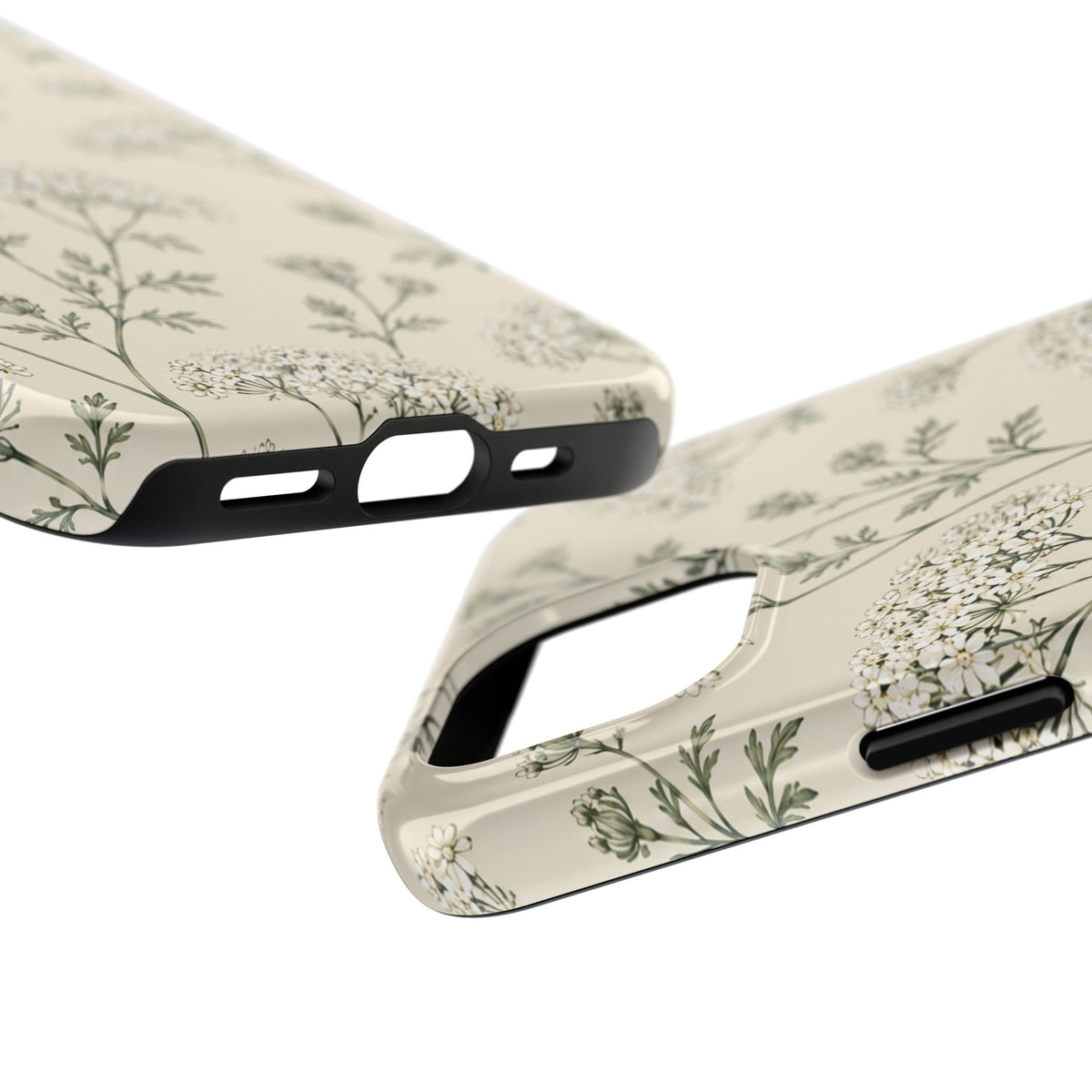 Floral Queen Anne's Lace Tough Phone Case – Protective Botanical iPhone Cover