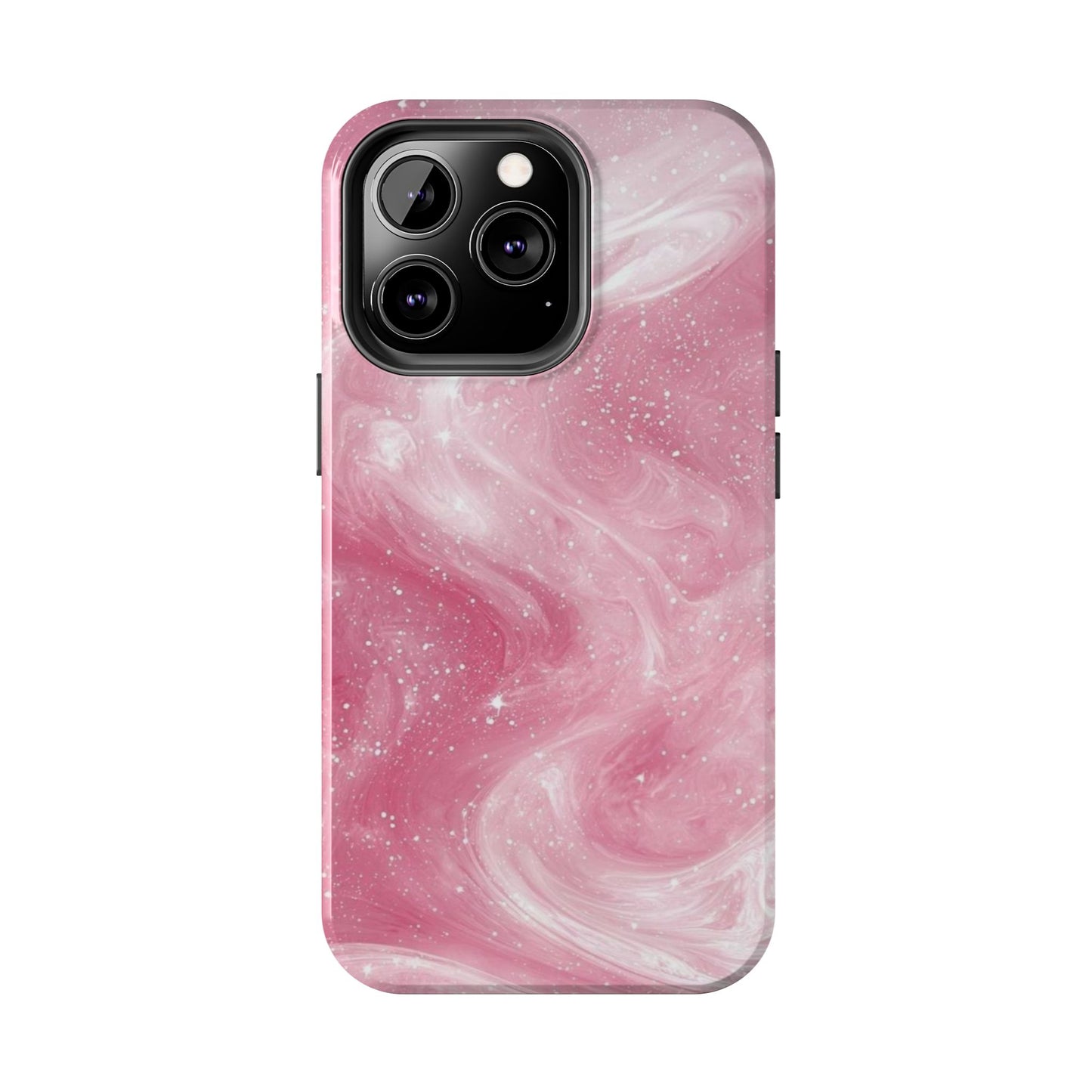 Stylish Tough Phone Cases - Pink Marble Design, Phone Cover for Women, Durable Protection, Trendy Gift, Birthday Present, Everyday Use