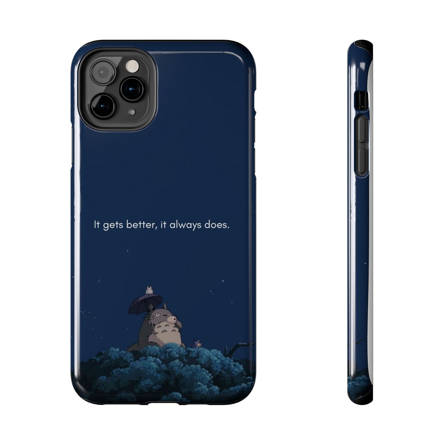 Motivational Tough Phone Cases, Anime-inspired Phone Case, Unique Gift for Friends, Phone Accessory, Encouraging Quote