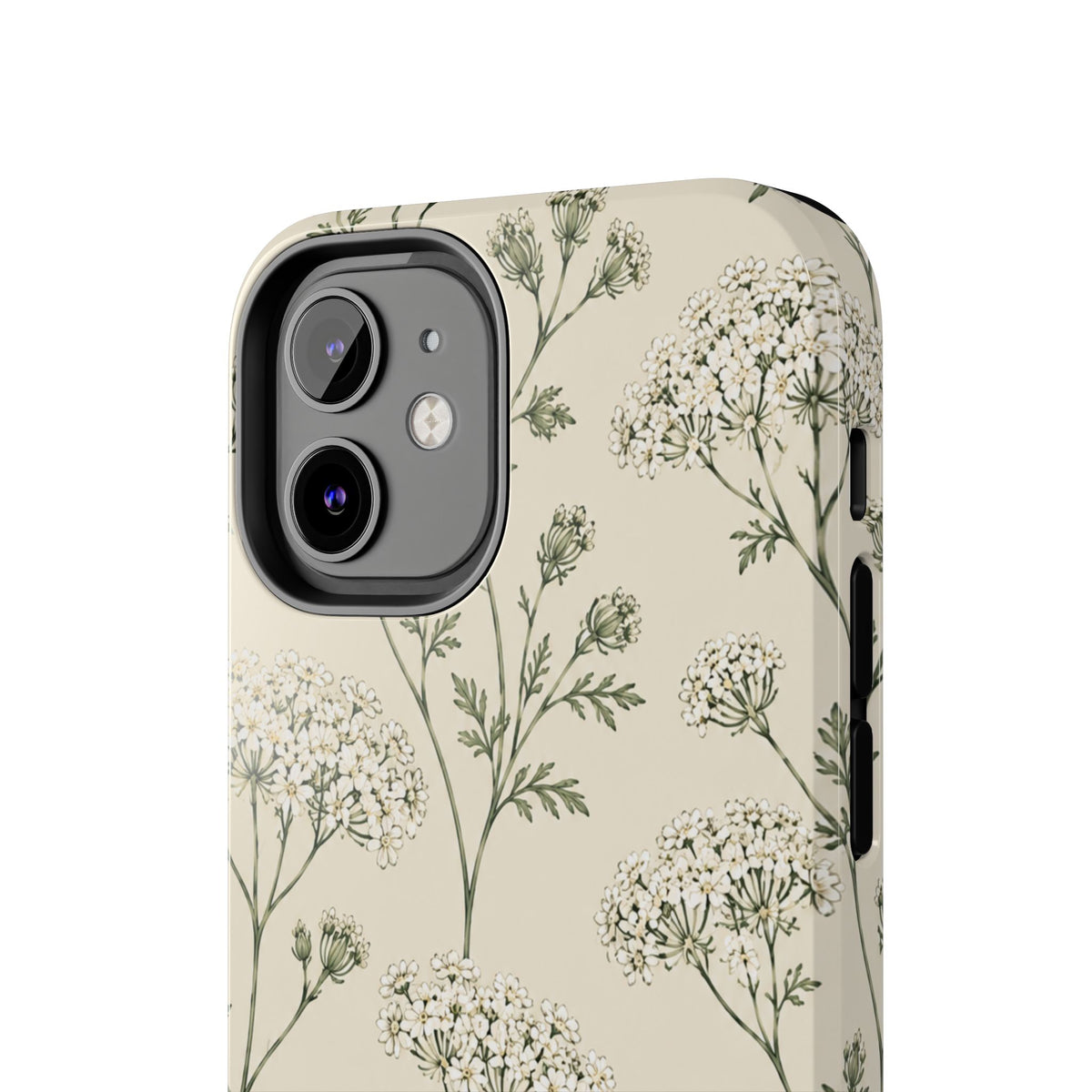 Floral Queen Anne's Lace Tough Phone Case – Protective Botanical iPhone Cover