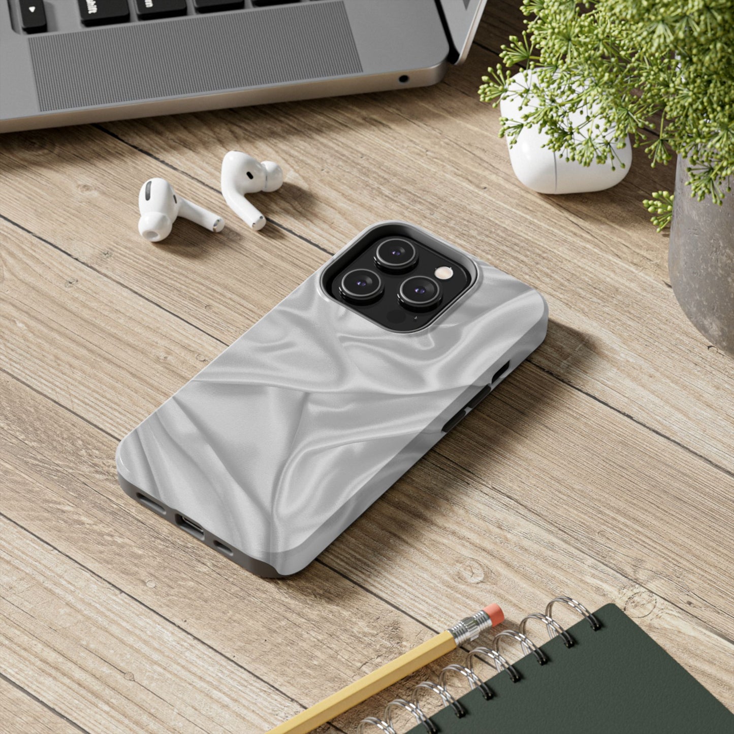 Stylish Tough Phone Cases | Elegant Silk Design | Durable Protection, Gift for Her, Minimalist Accessory, Luxury, Fashionable Cell [...]