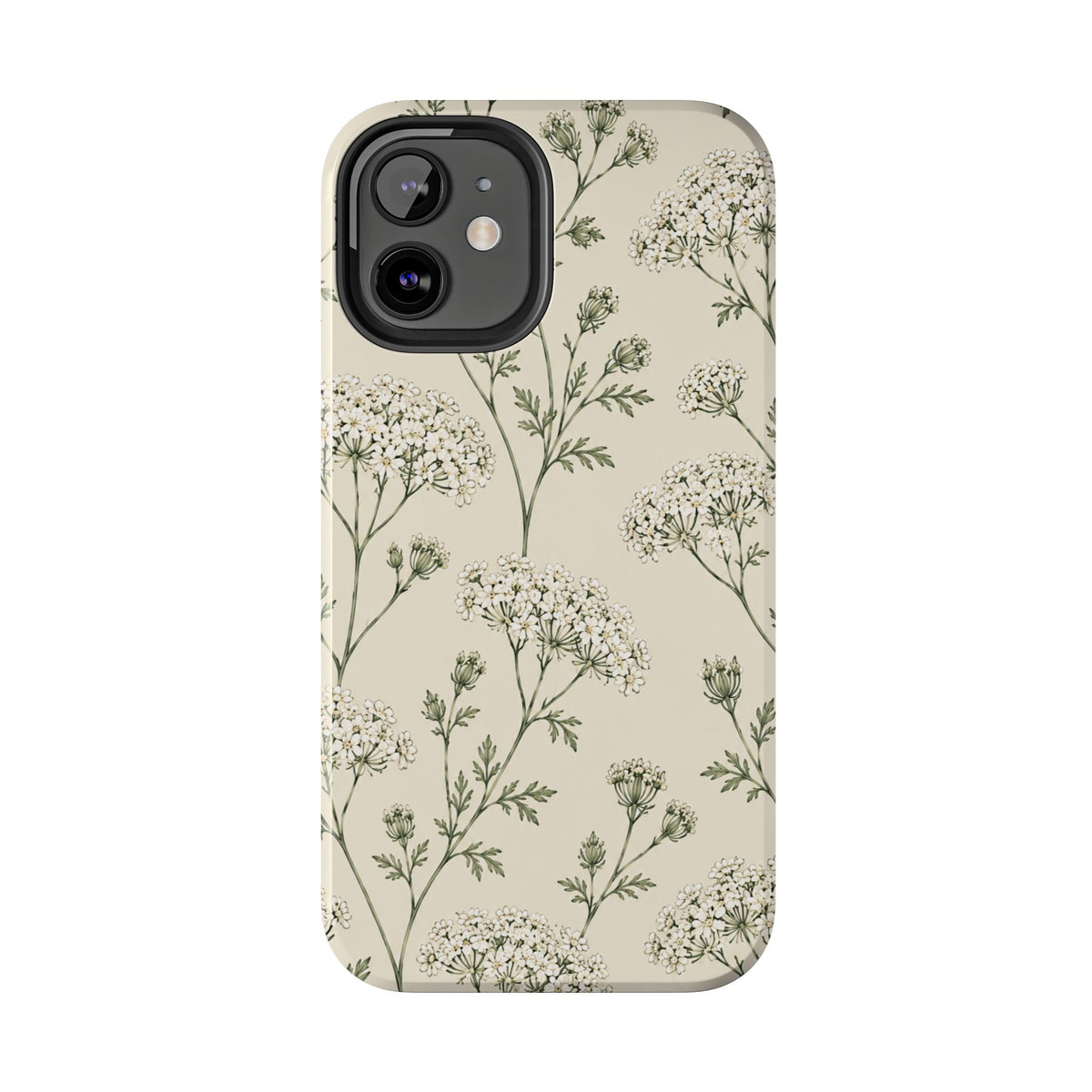 Floral Queen Anne's Lace Tough Phone Case – Protective Botanical iPhone Cover