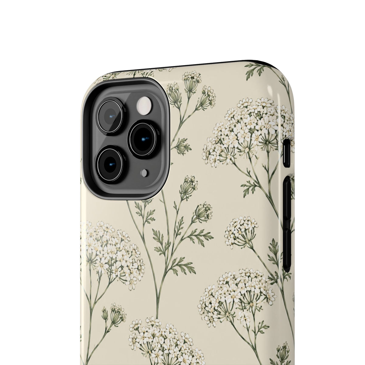 Floral Queen Anne's Lace Tough Phone Case – Protective Botanical iPhone Cover
