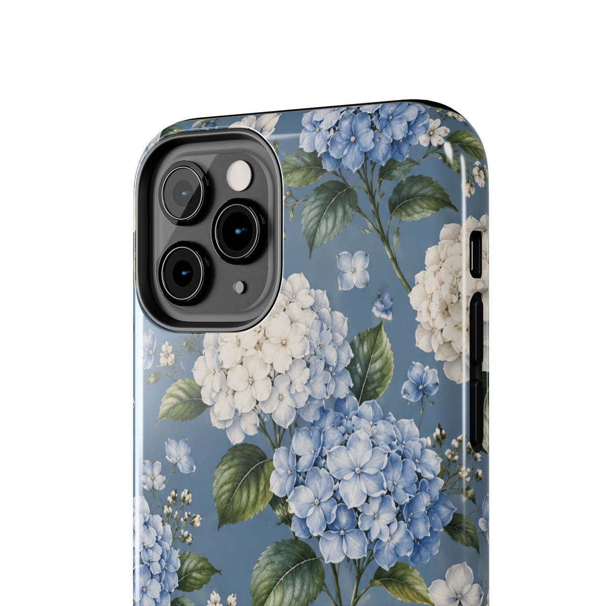 Hydrangea Blue Tough Phone Case — Floral Protective Phone Cover