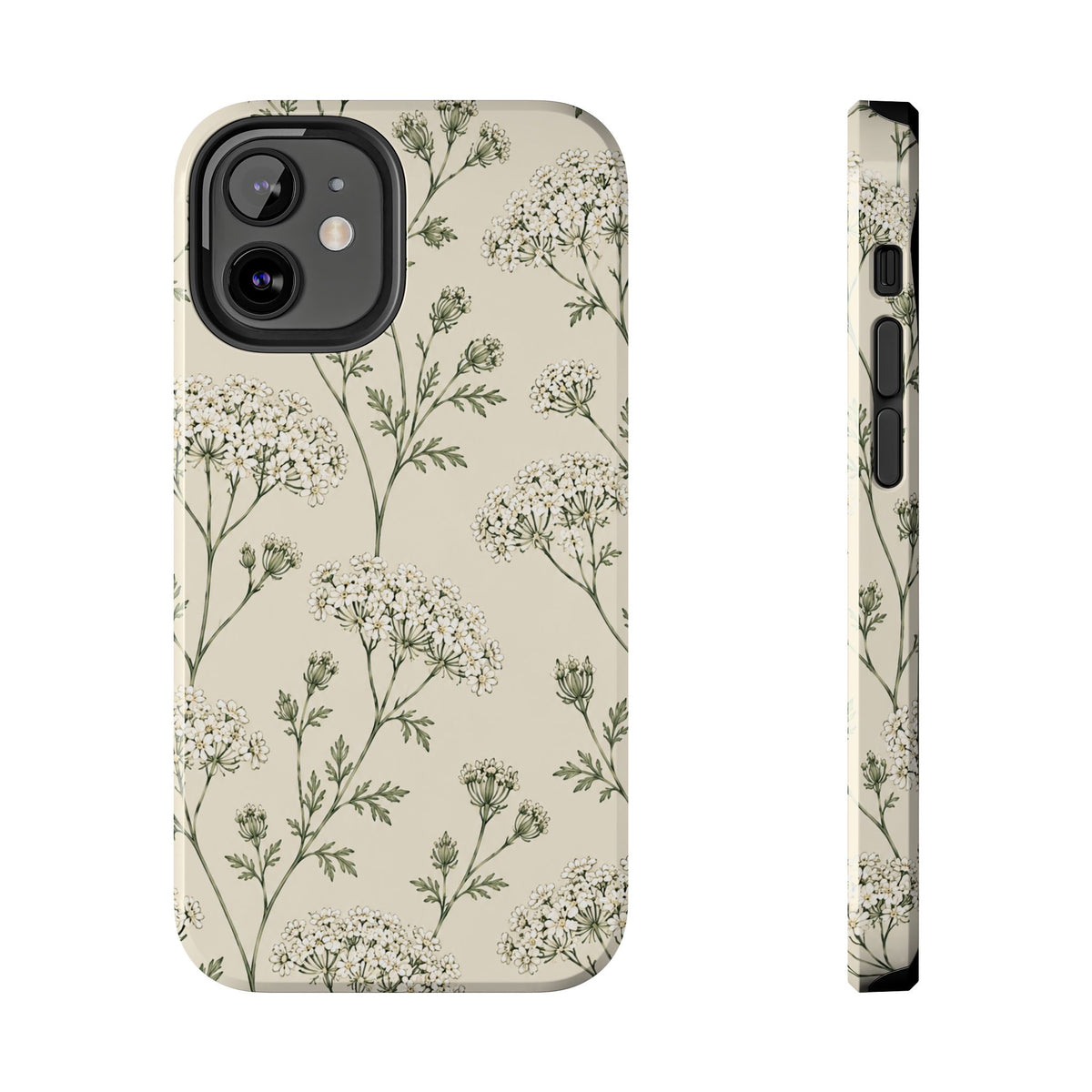 Floral Queen Anne's Lace Tough Phone Case – Protective Botanical iPhone Cover