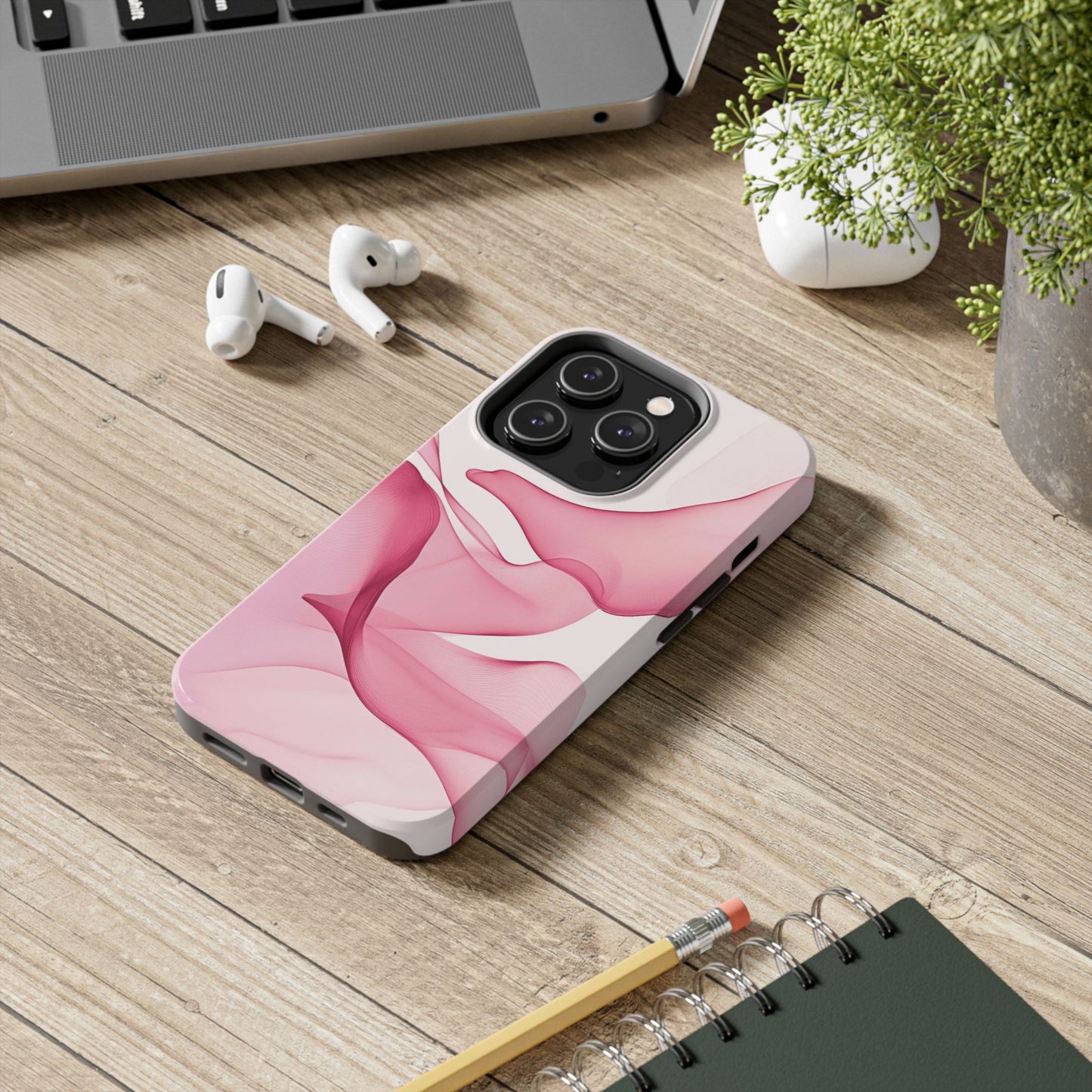 Stylish Tough Phone Cases with Abstract Pink Design, Protective Cases for Her, Gift for Birthdays, Trendy Phone Accessories, Floral [...]