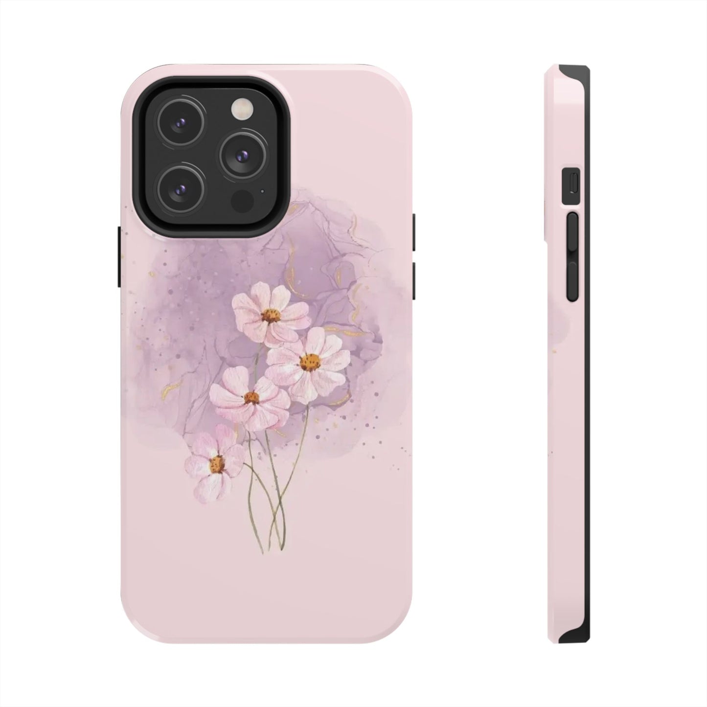Floral Tough Phone Cases, Protective Phone Cover, Flower Design Case, Stylish Gift for Her, Mother’s Day, Birthday Present
