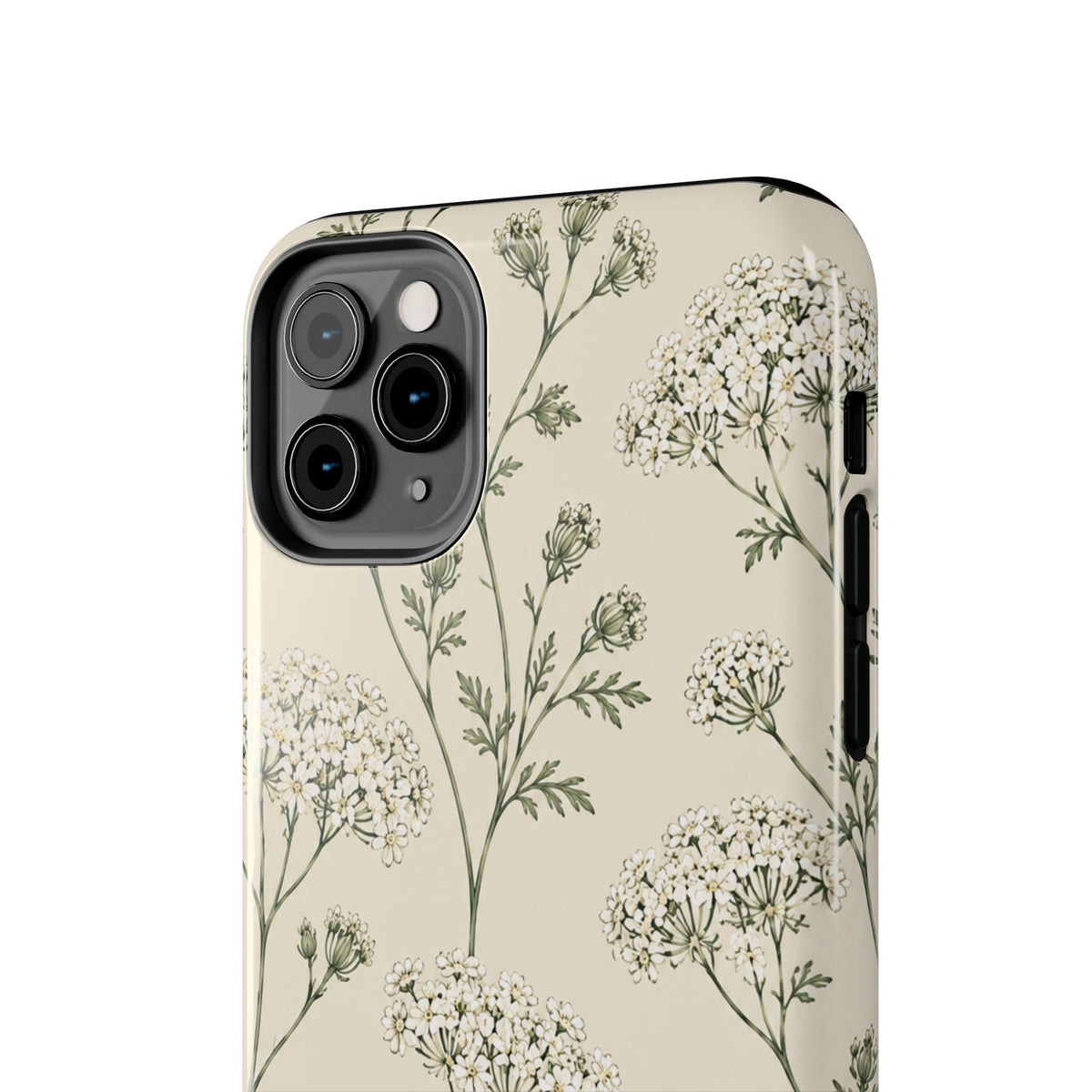 Floral Queen Anne's Lace Tough Phone Case – Protective Botanical iPhone Cover