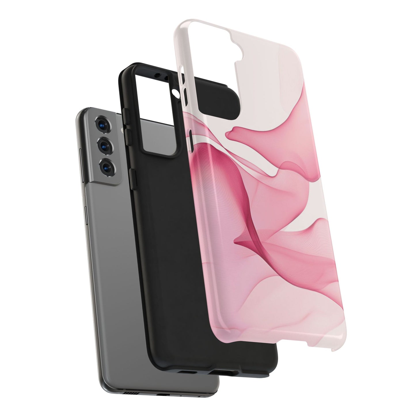Stylish Tough Phone Cases with Abstract Pink Design, Protective Cases for Her, Gift for Birthdays, Trendy Phone Accessories, Floral [...]