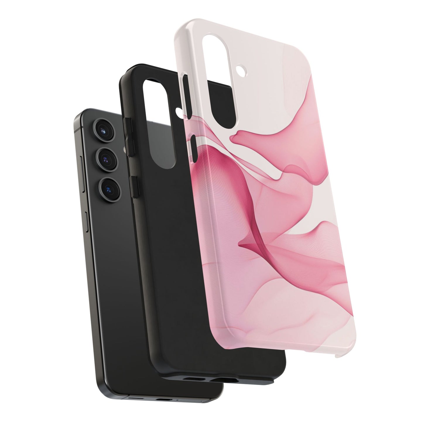 Stylish Tough Phone Cases with Abstract Pink Design, Protective Cases for Her, Gift for Birthdays, Trendy Phone Accessories, Floral [...]