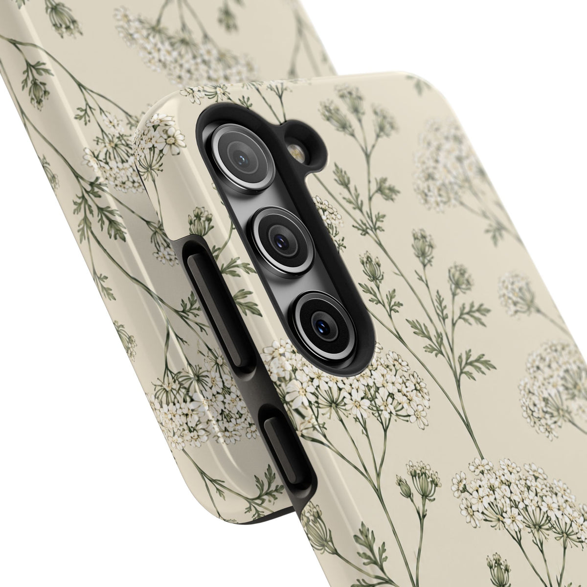 Floral Queen Anne's Lace Tough Phone Case – Protective Botanical iPhone Cover