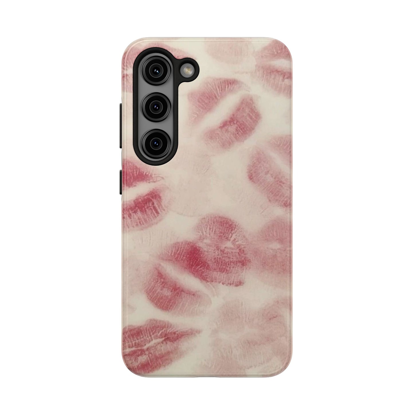 Stylish Kiss Print Phone Cases | Chic Mobile Covers for Trendy Users, Gift for Her, Protective Case, Birthday Present, Valentine's Day