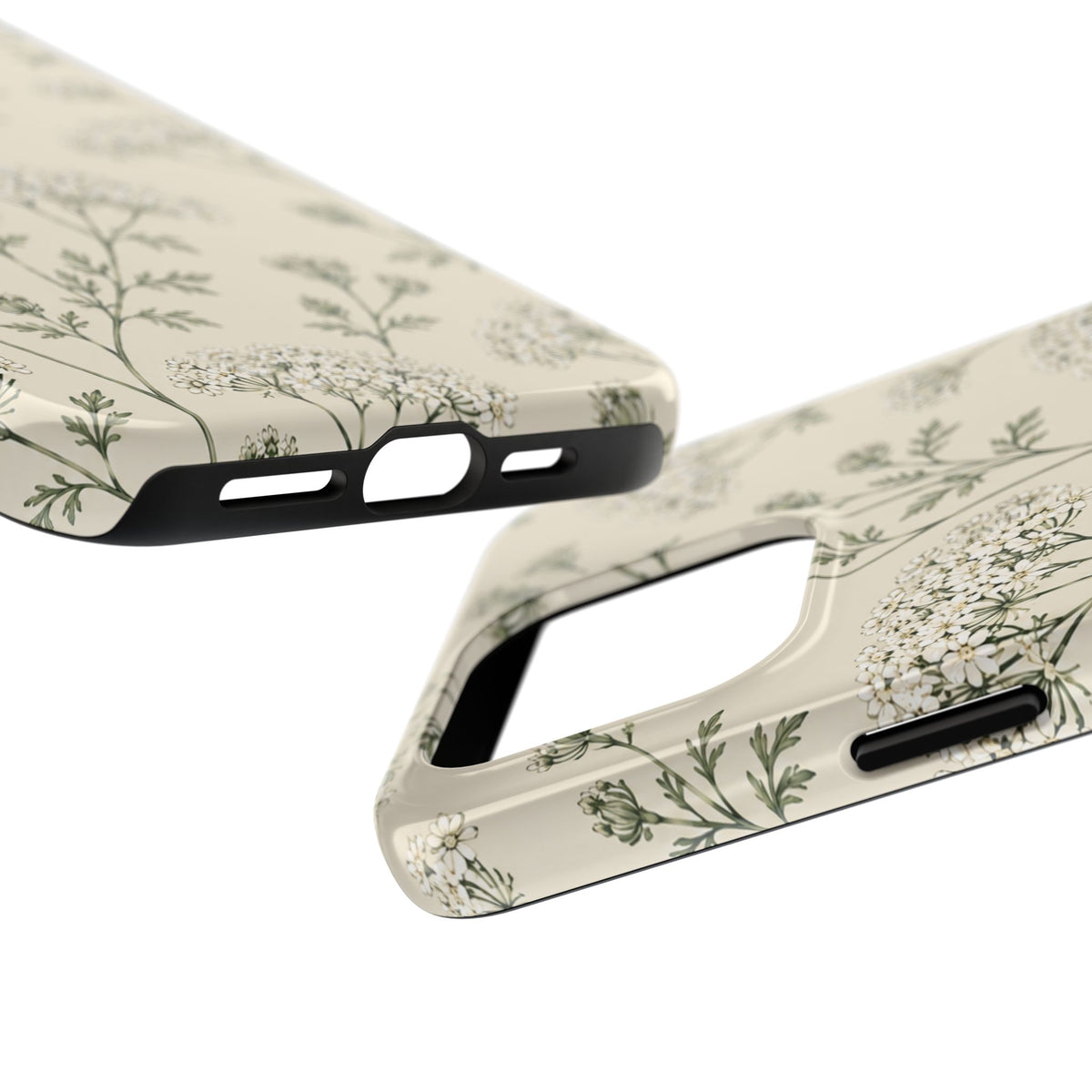 Floral Queen Anne's Lace Tough Phone Case – Protective Botanical iPhone Cover