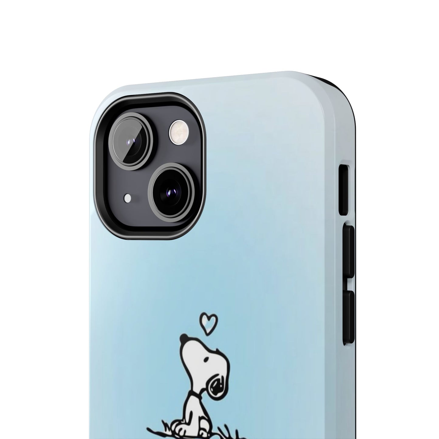 Snoopy Love Tough Phone Cases, Durable Phone Covers for Dog Lovers, Cute Gift for Birthdays, Valentine's Day, Pet Enthusiasts