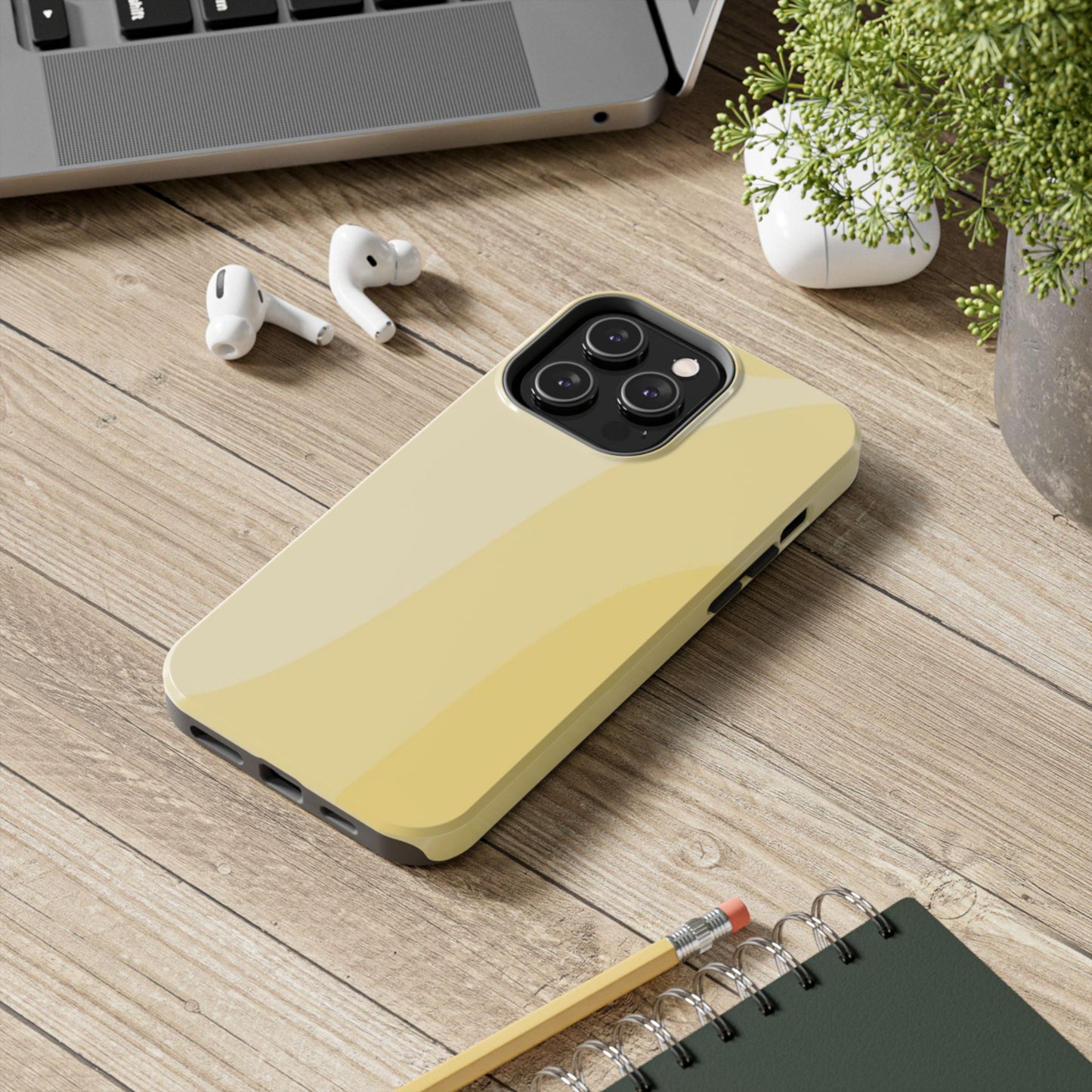 Yellow Wave Tough Phone Cases - Durable, Stylish Protection for Everyone, Ideal Gift for Birthdays, Self-Care, Everyday Reliability, [...]
